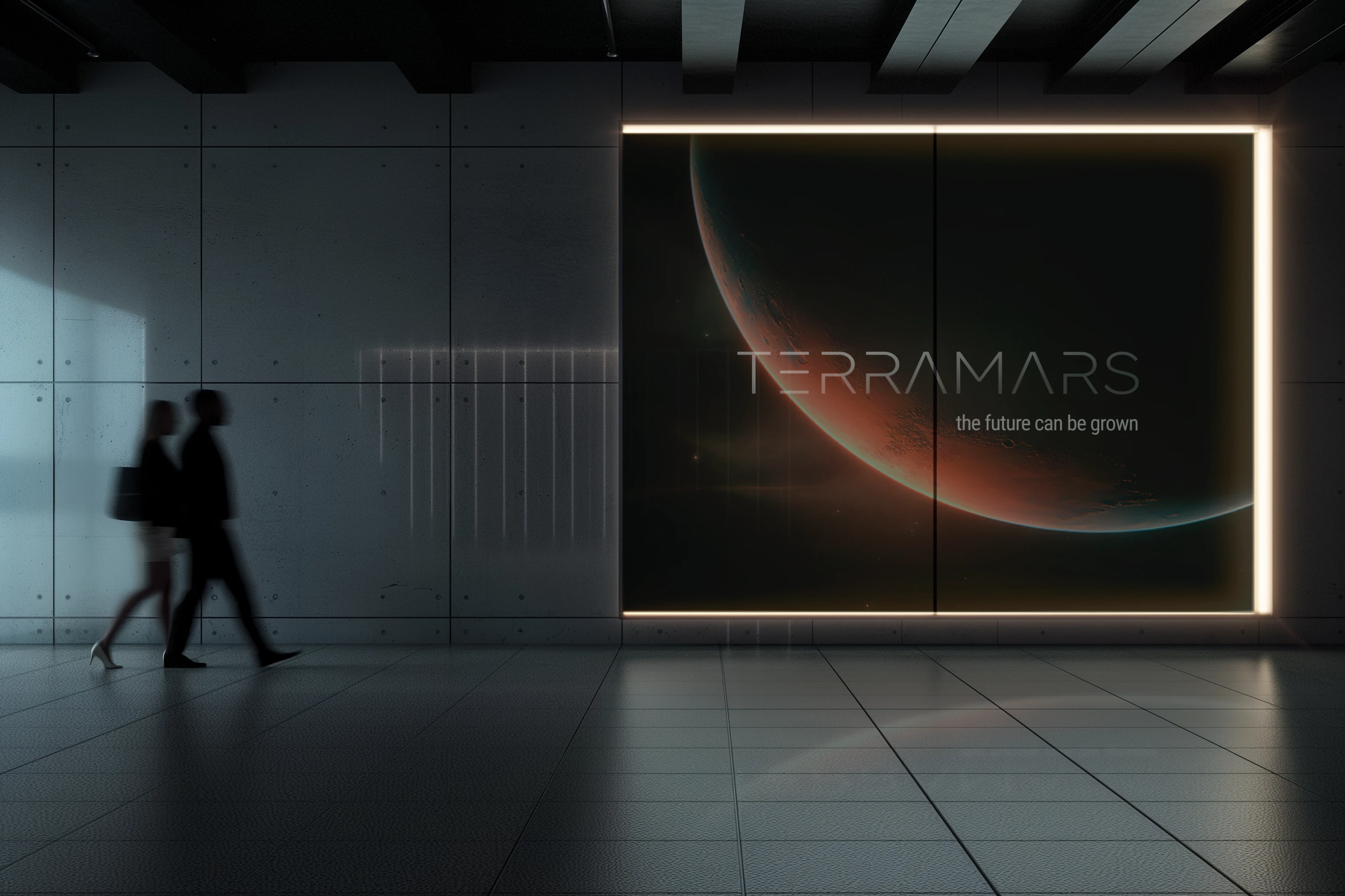 "TERRAMARS": Концепт лендинга агротех‑стартапа на Марсе — Изображение №2 — Интерфейсы, Брендинг на Dprofile