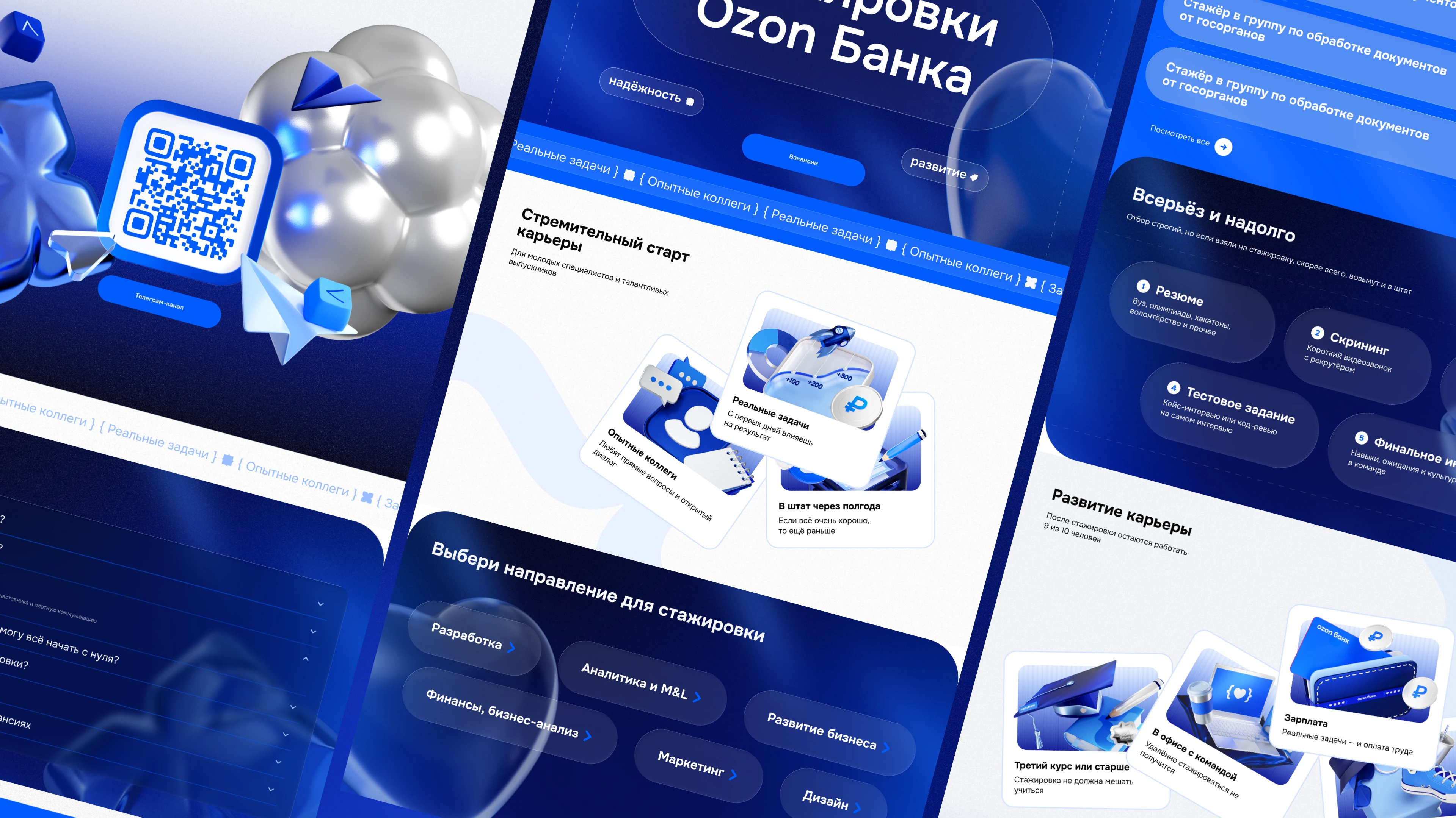 Озон Банк: Стажёрская программа — Изображение №31 — Брендинг, Иллюстрация на Dprofile