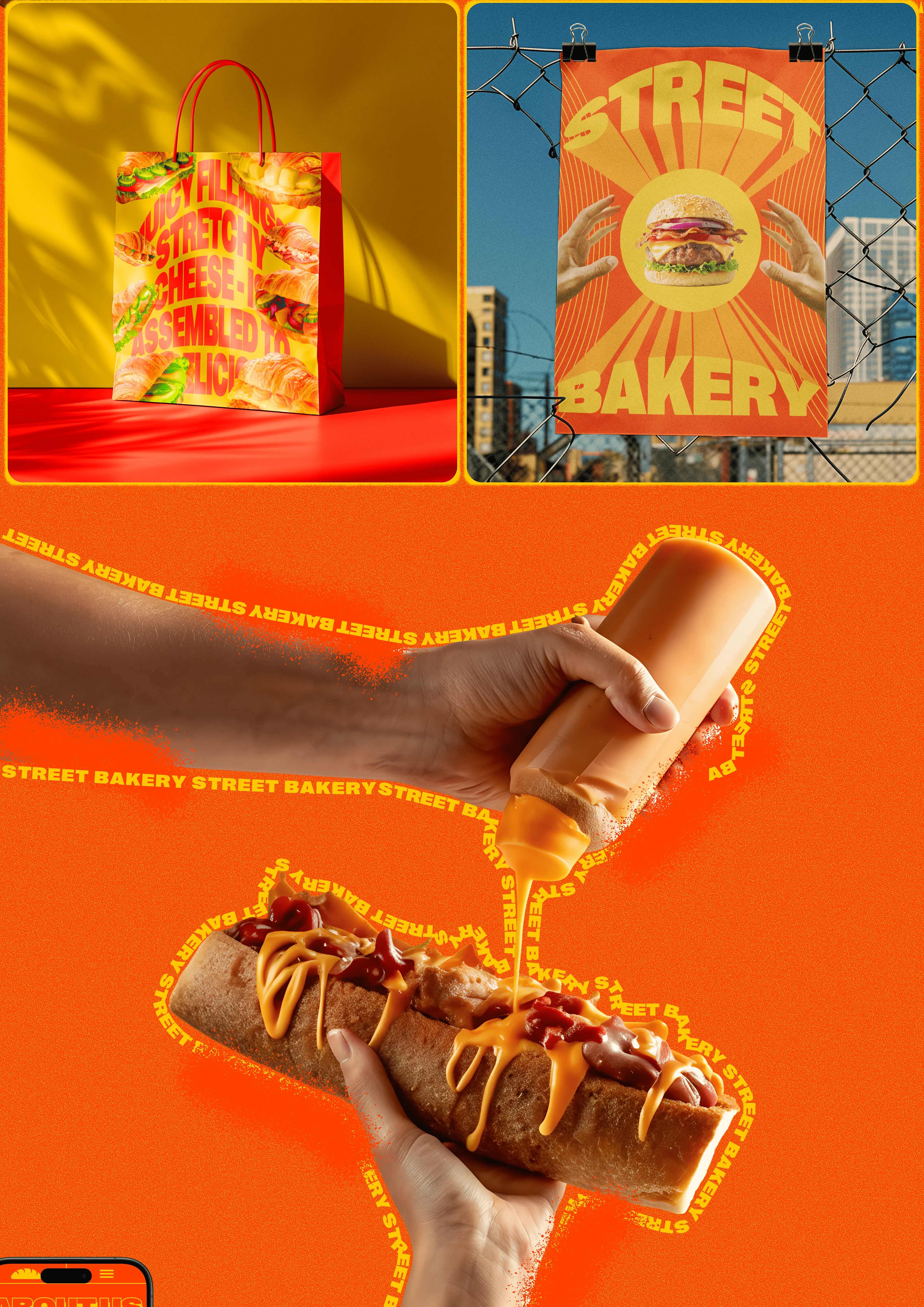 STREET BAKERY - fastfood website — Изображение №6 — Интерфейсы, Брендинг на Dprofile