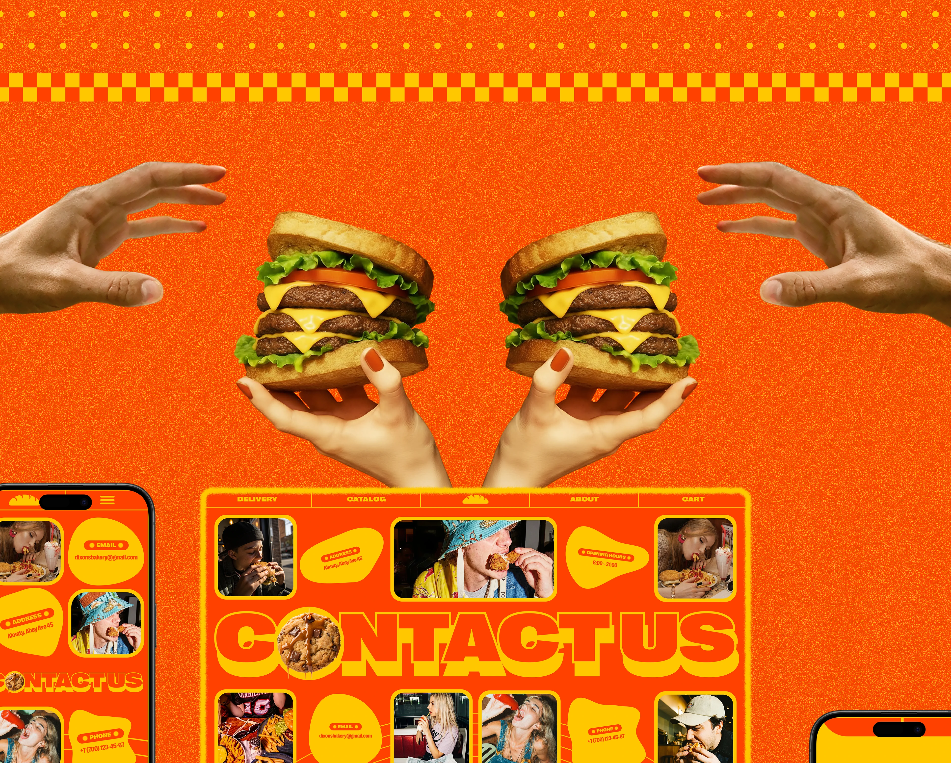 STREET BAKERY - fastfood website — Изображение №13 — Интерфейсы, Брендинг на Dprofile