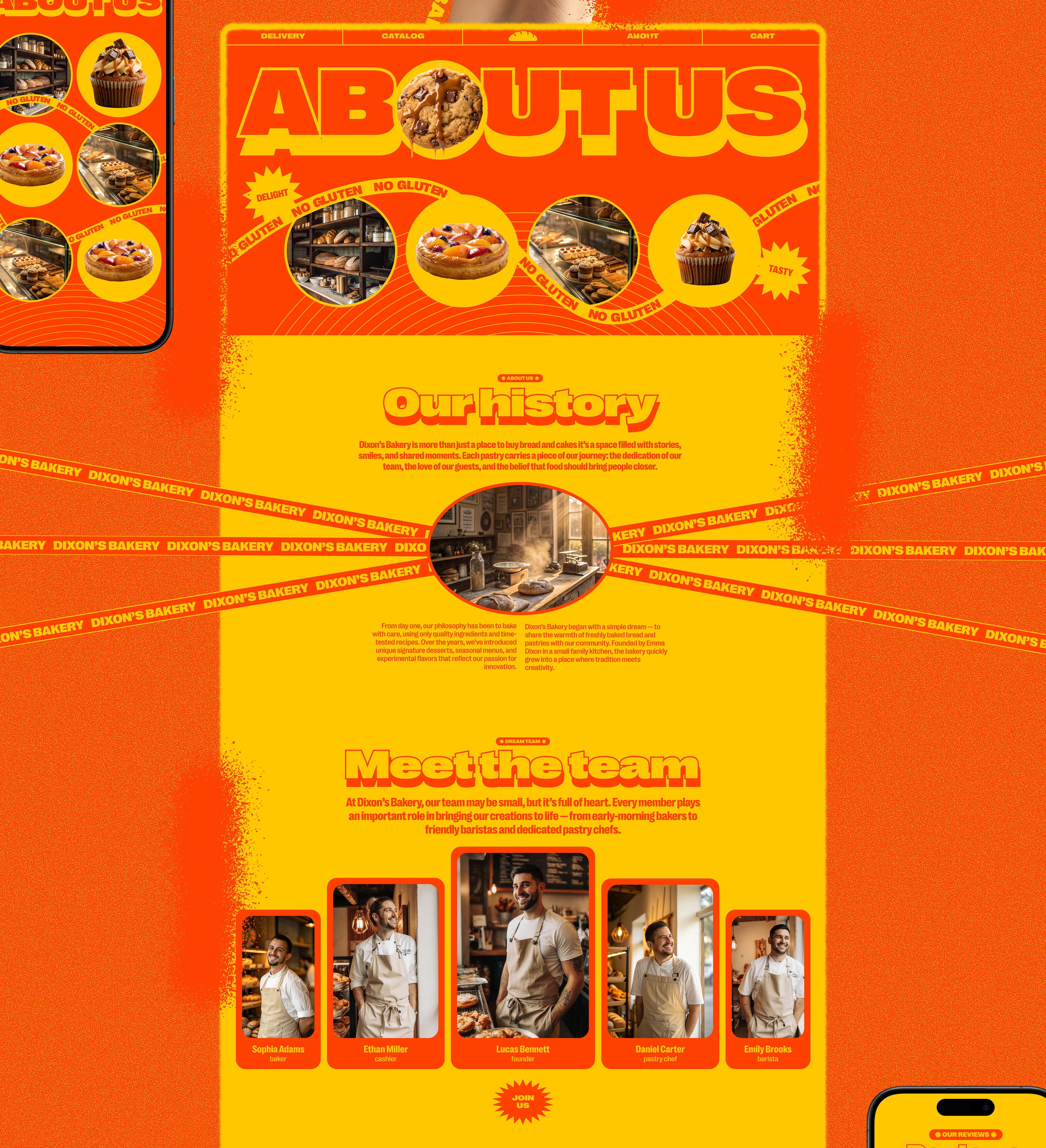 STREET BAKERY - fastfood website — Изображение №7 — Интерфейсы, Брендинг на Dprofile