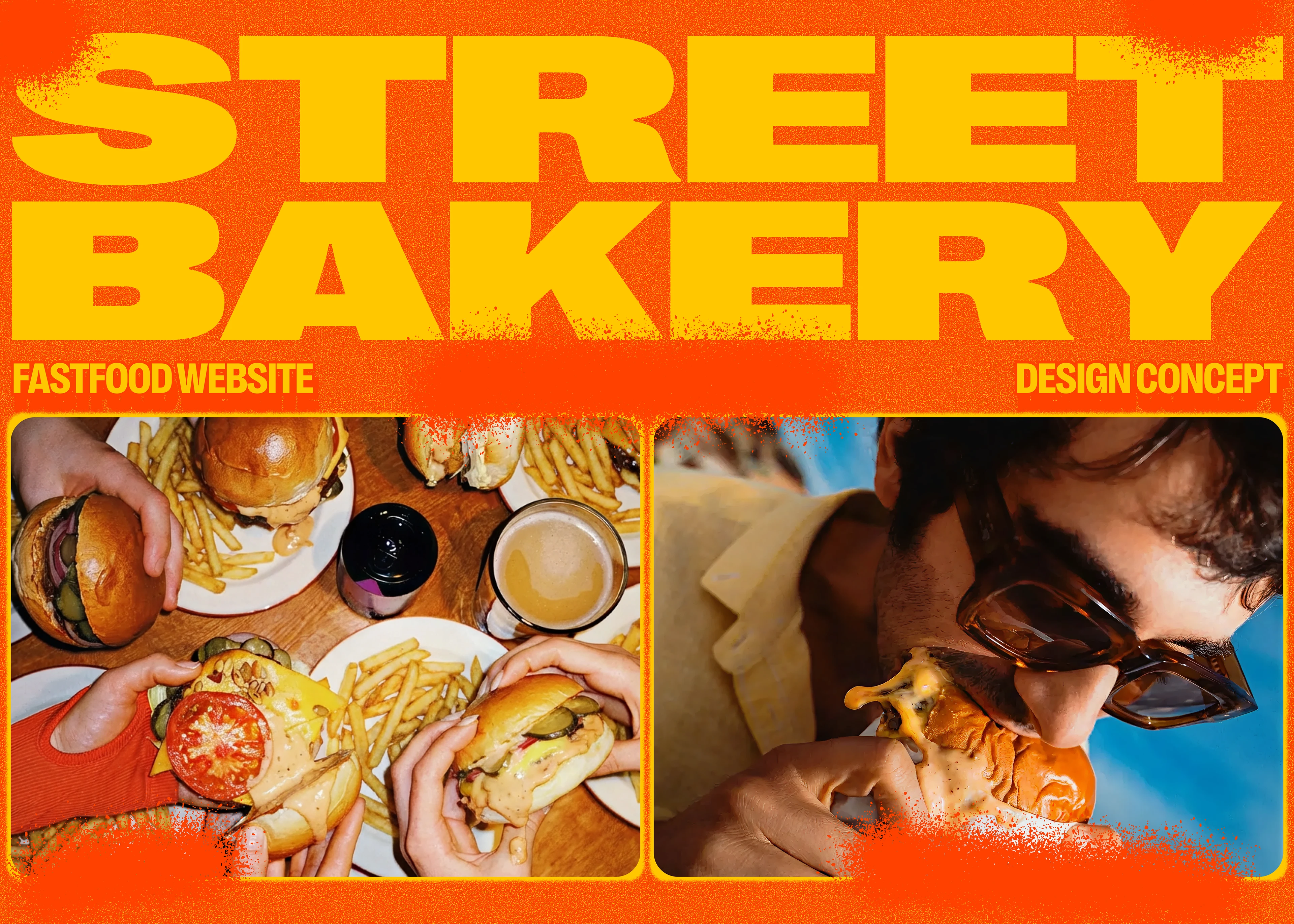 STREET BAKERY - fastfood website — Изображение №1 — Интерфейсы, Брендинг на Dprofile