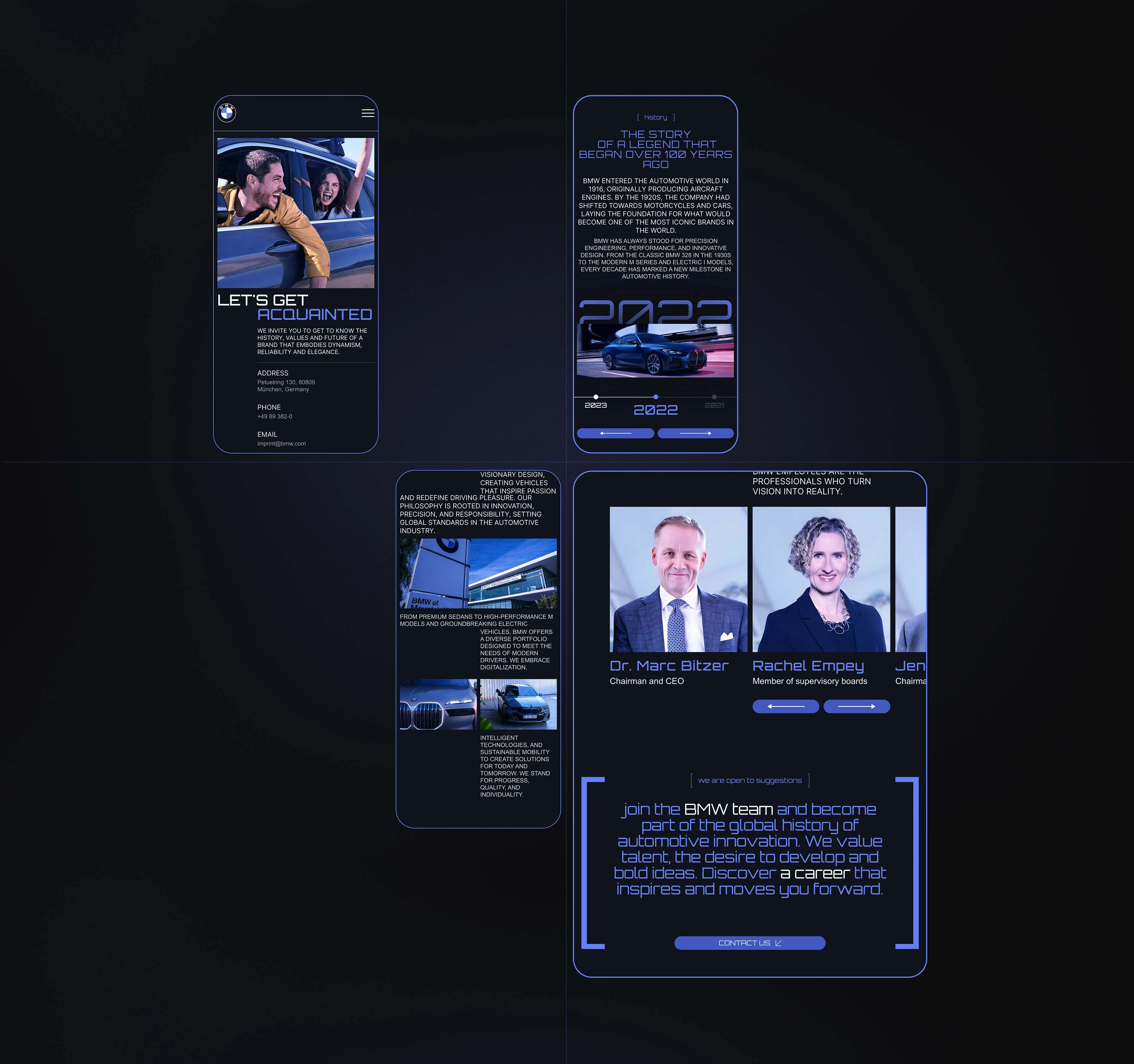 BMW | Corporate website — Изображение №5 — Интерфейсы, Графика на Dprofile