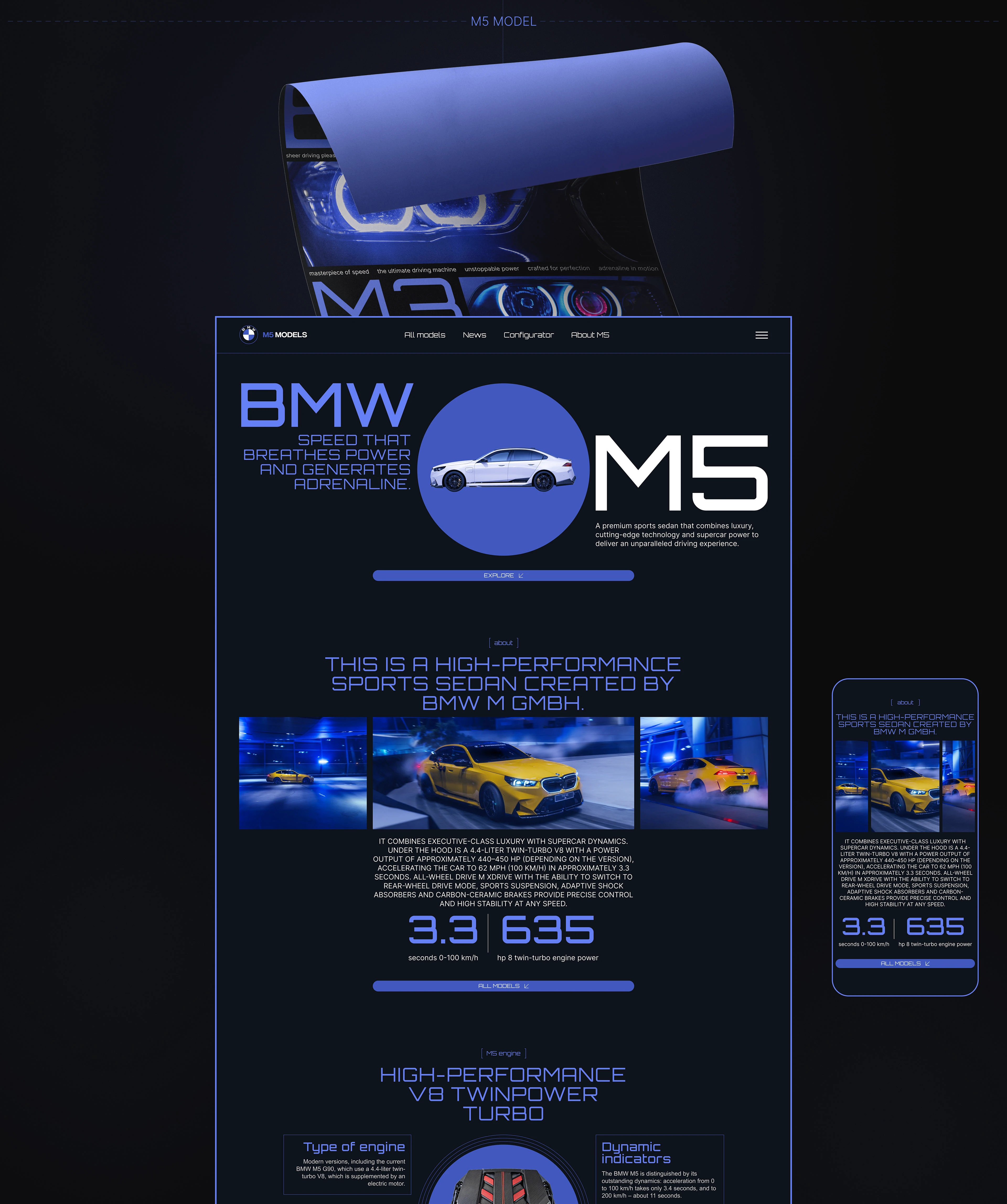BMW | Corporate website — Изображение №6 — Интерфейсы, Графика на Dprofile