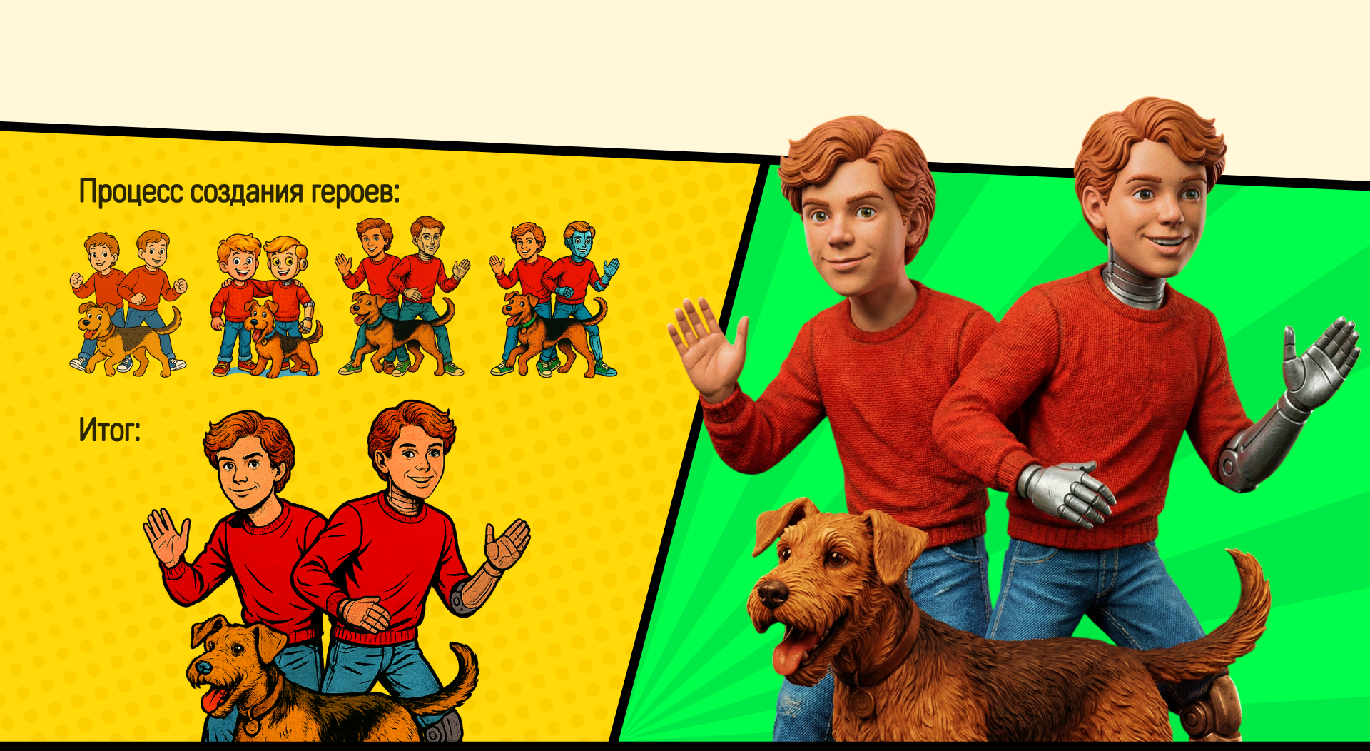 Приключения Электроника: как оформить детский мюзикл — Изображение №2 — Графика, Нейро на Dprofile