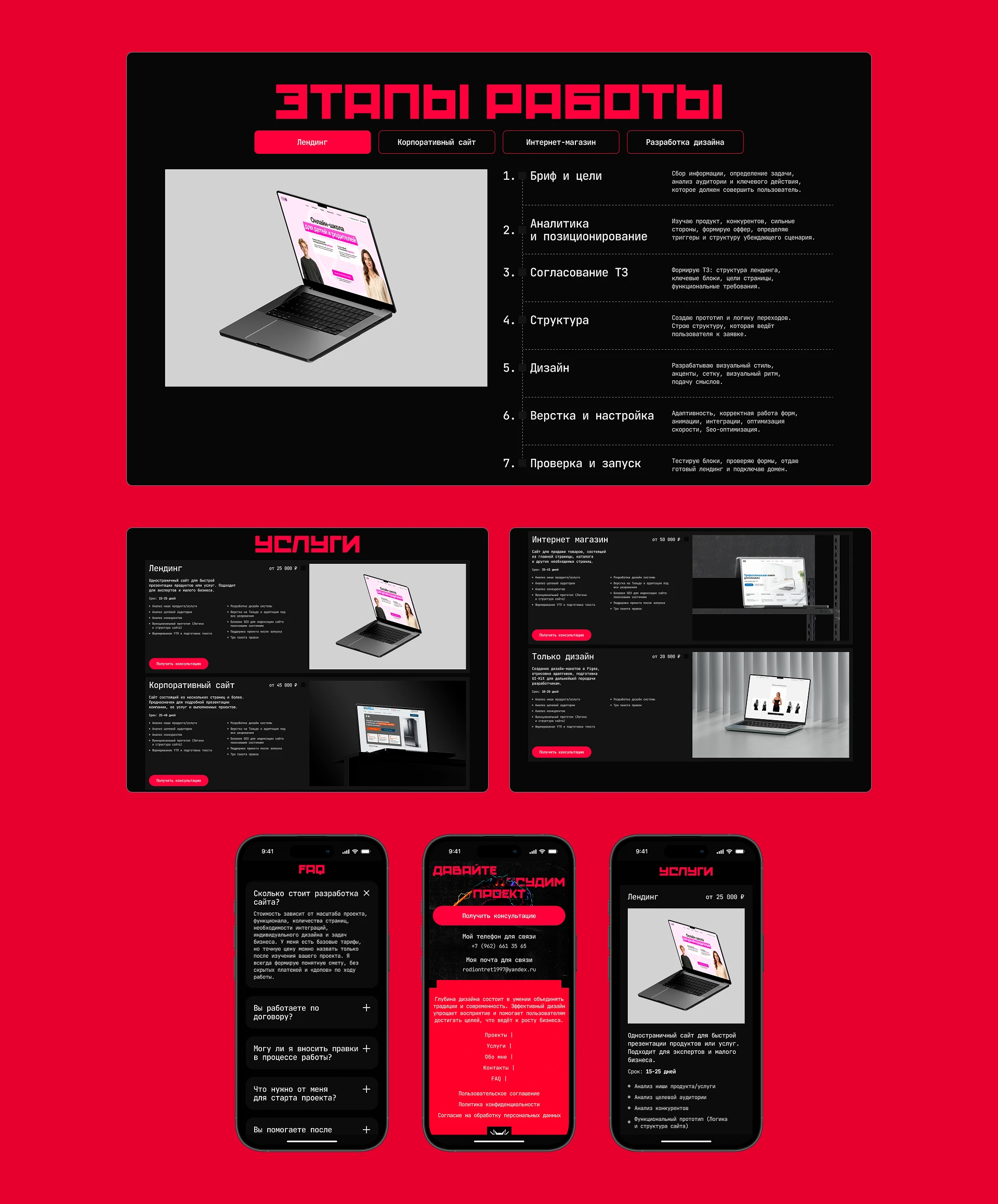 RT Vision | Portfolio | ui/ux design — Изображение №6 — Интерфейсы, Брендинг на Dprofile