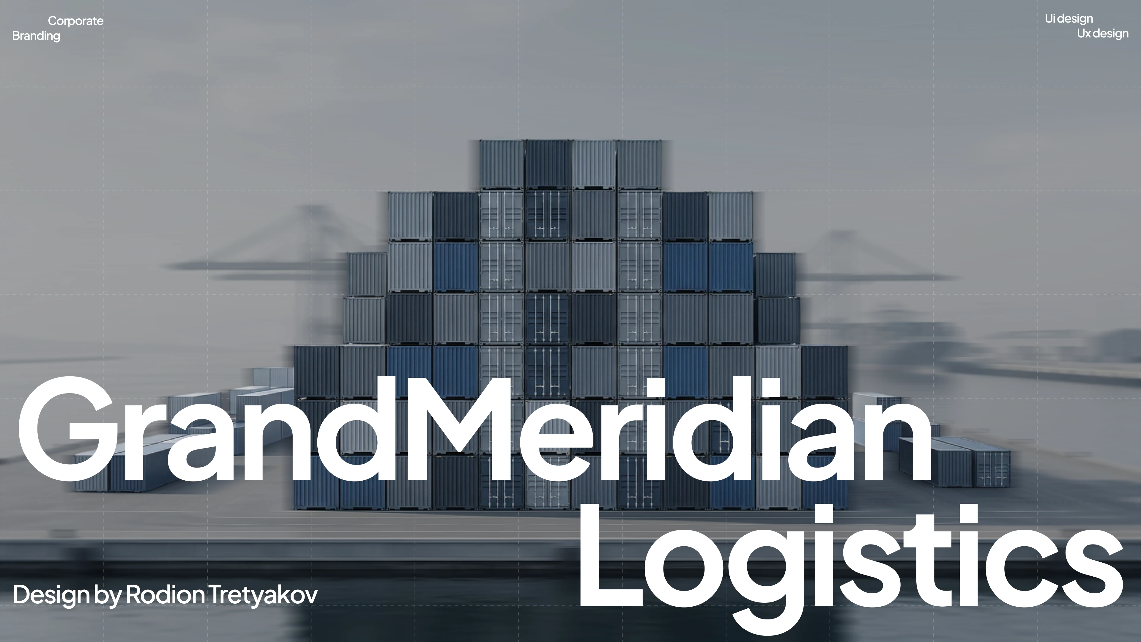 GrandMeridianLogistics | Corporate website | ui/ux — Изображение №1 — Интерфейсы, Брендинг на Dprofile