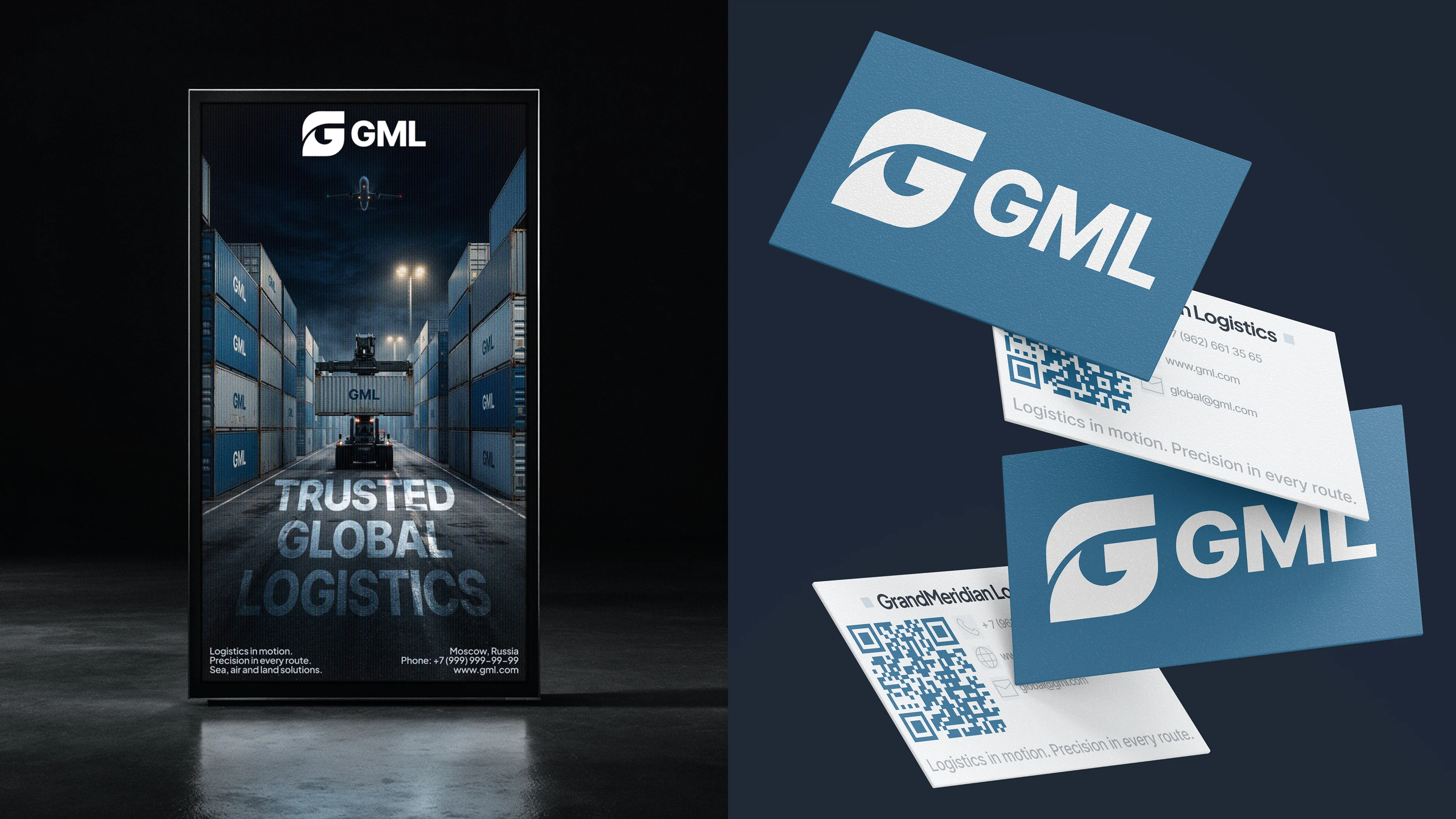 GrandMeridianLogistics | Corporate website | ui/ux — Изображение №10 — Интерфейсы, Брендинг на Dprofile