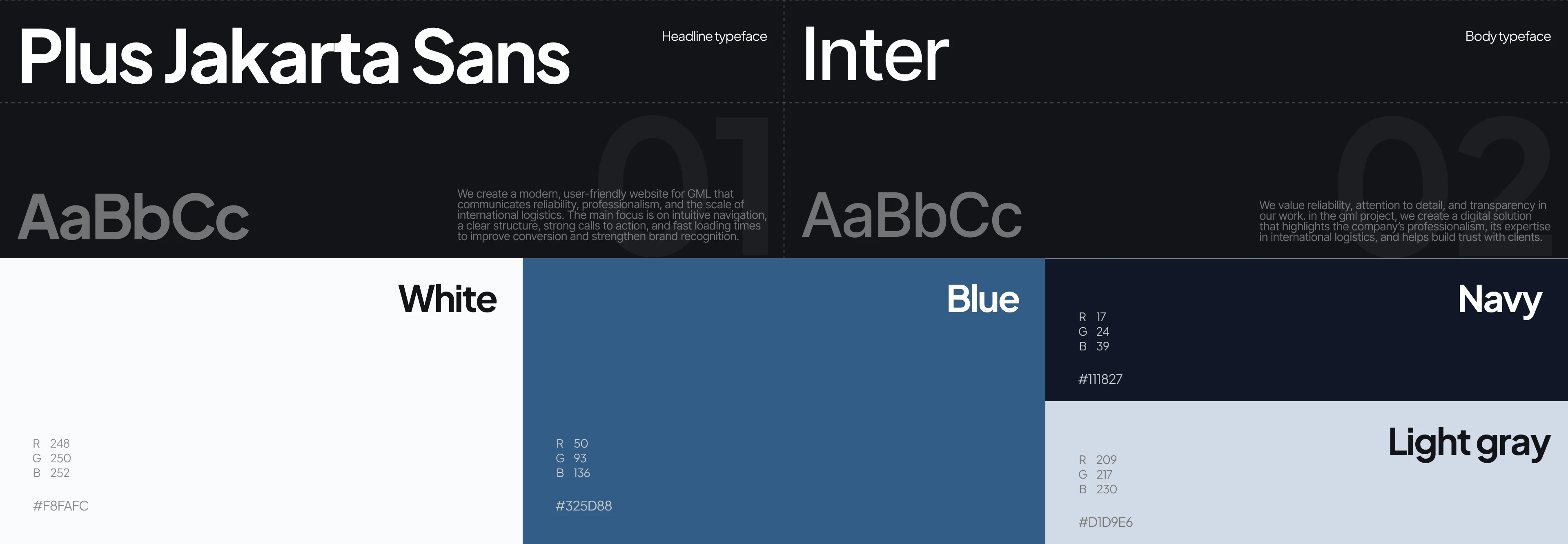 GrandMeridianLogistics | Corporate website | ui/ux — Изображение №6 — Интерфейсы, Брендинг на Dprofile