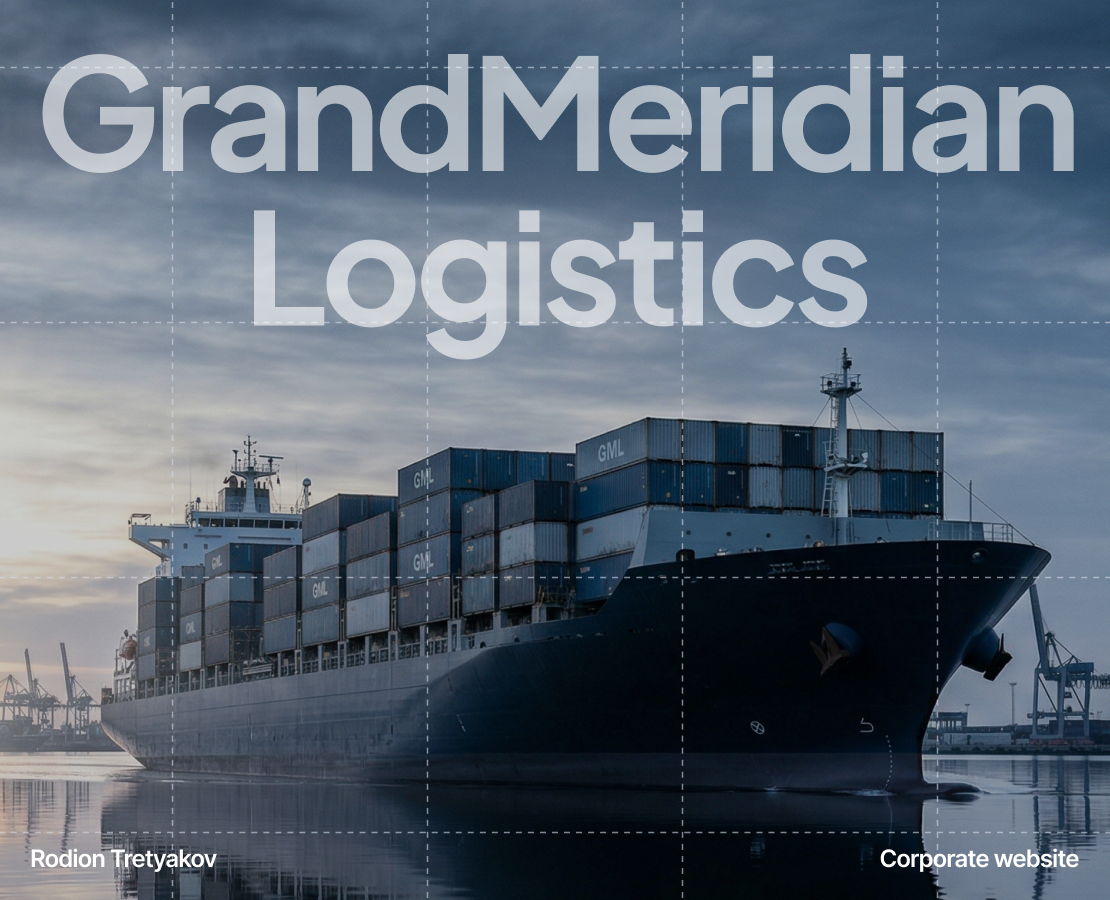 GrandMeridianLogistics | Corporate website | ui/ux — Интерфейсы, Брендинг на Dprofile