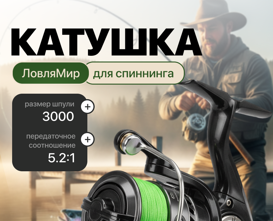 "Катушка для спиннинга" — Маркетинг на Dprofile