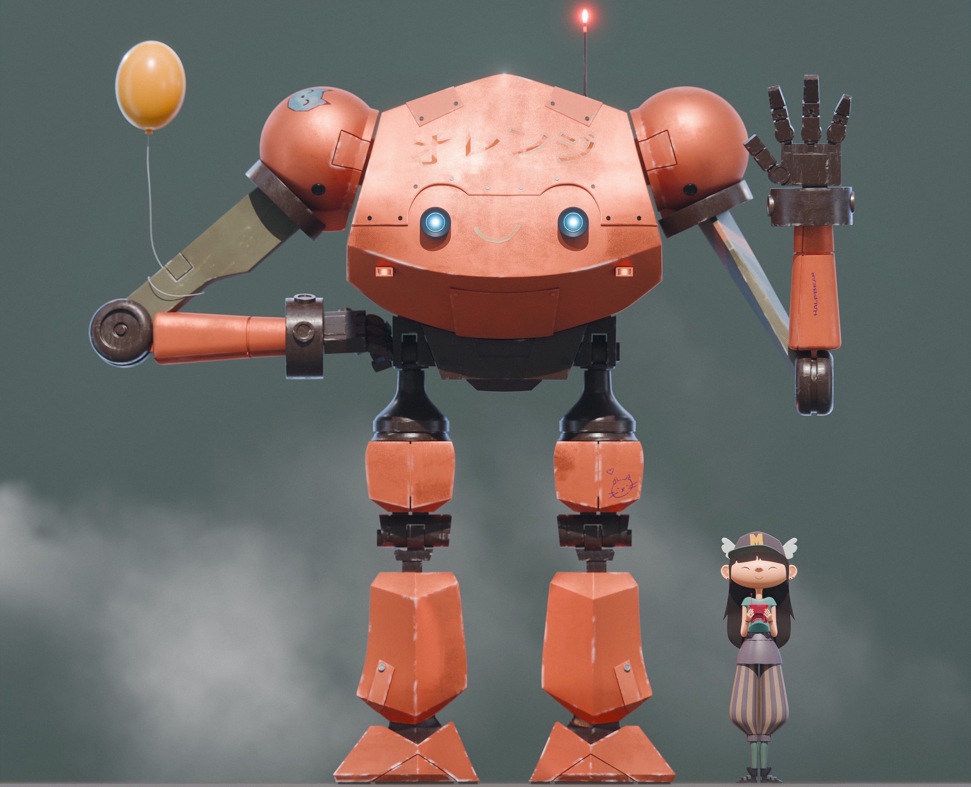 «Робот-помощник» — 3D на Dprofile