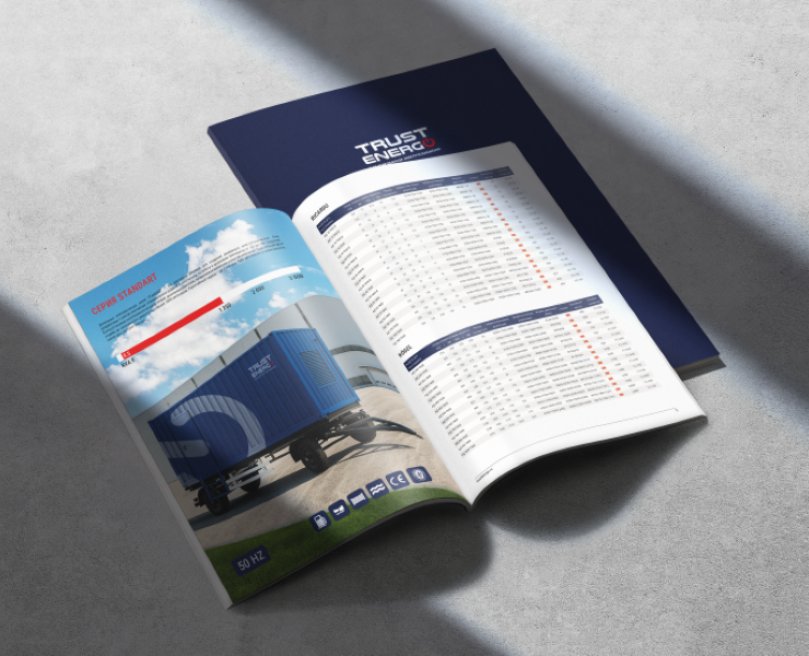 Каталог продукции для компании TRUST ENERGO на Dprofile
