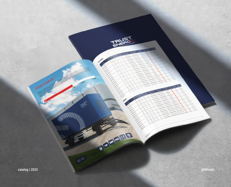 Каталог продукции для компании TRUST ENERGO — Графика на Dprofile