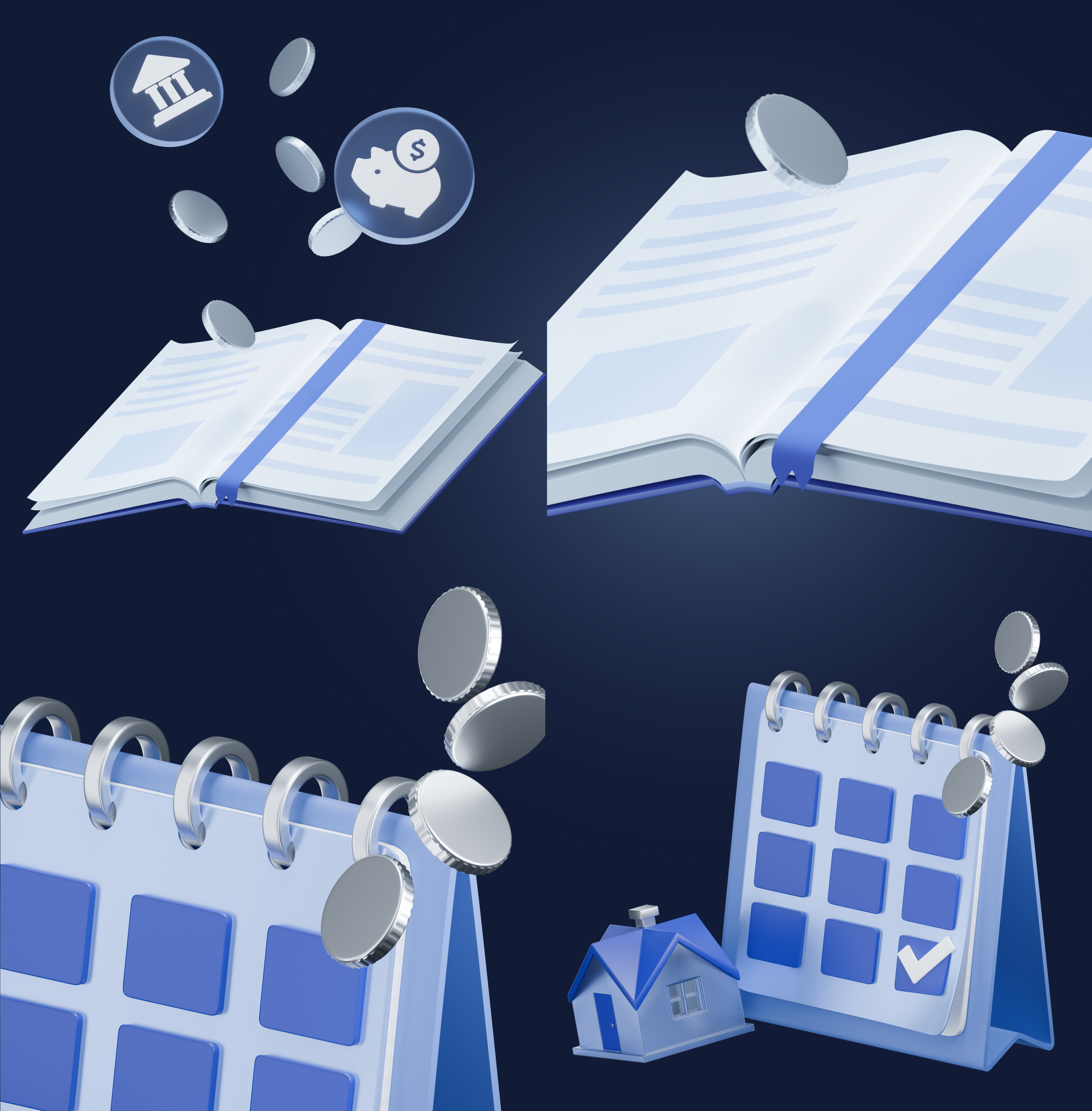 3D-иллюстрации для курса по финансовой грамотности — Изображение №3 — Иллюстрация, 3D на Dprofile