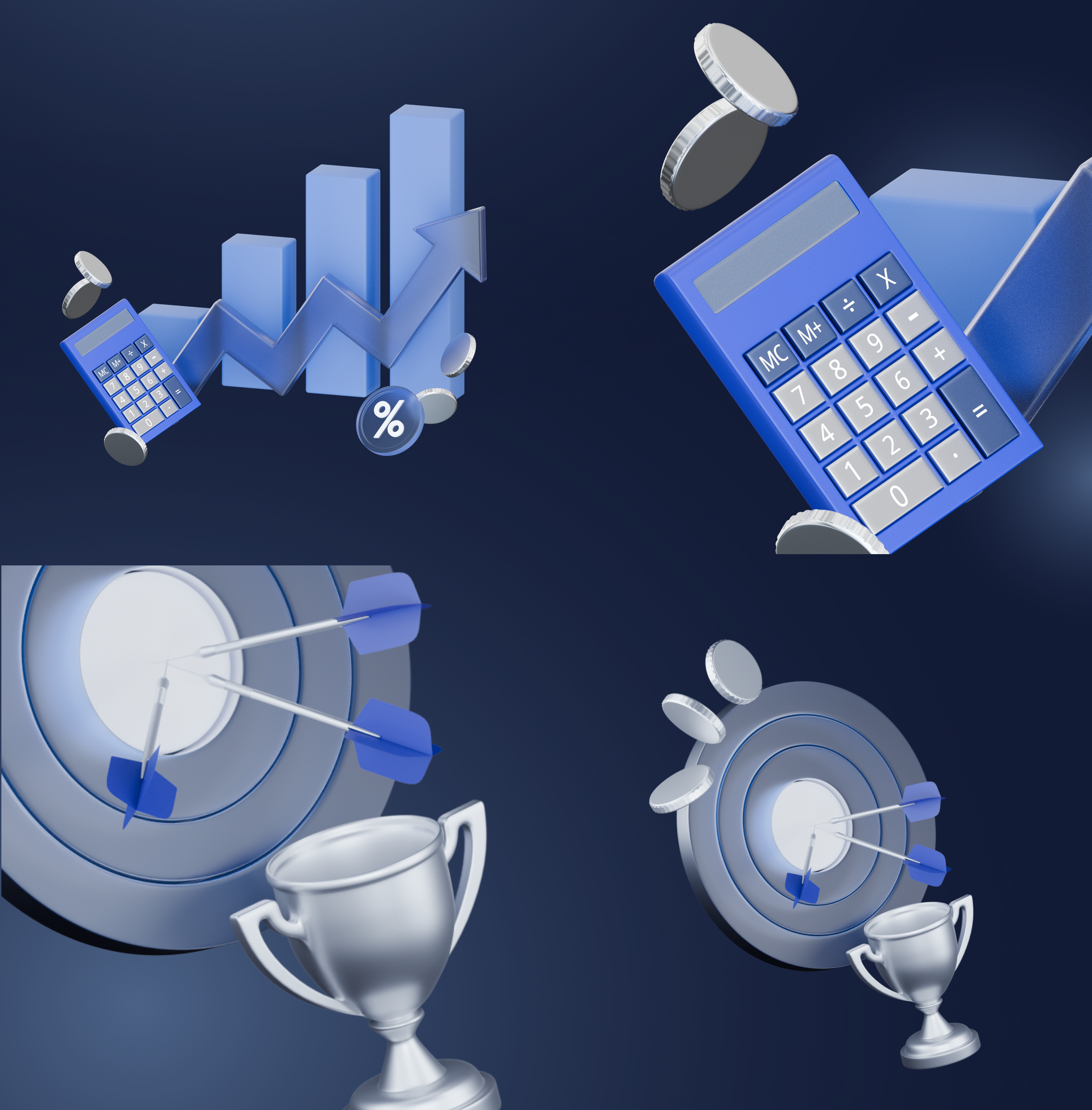 3D-иллюстрации для курса по финансовой грамотности — Изображение №5 — Иллюстрация, 3D на Dprofile