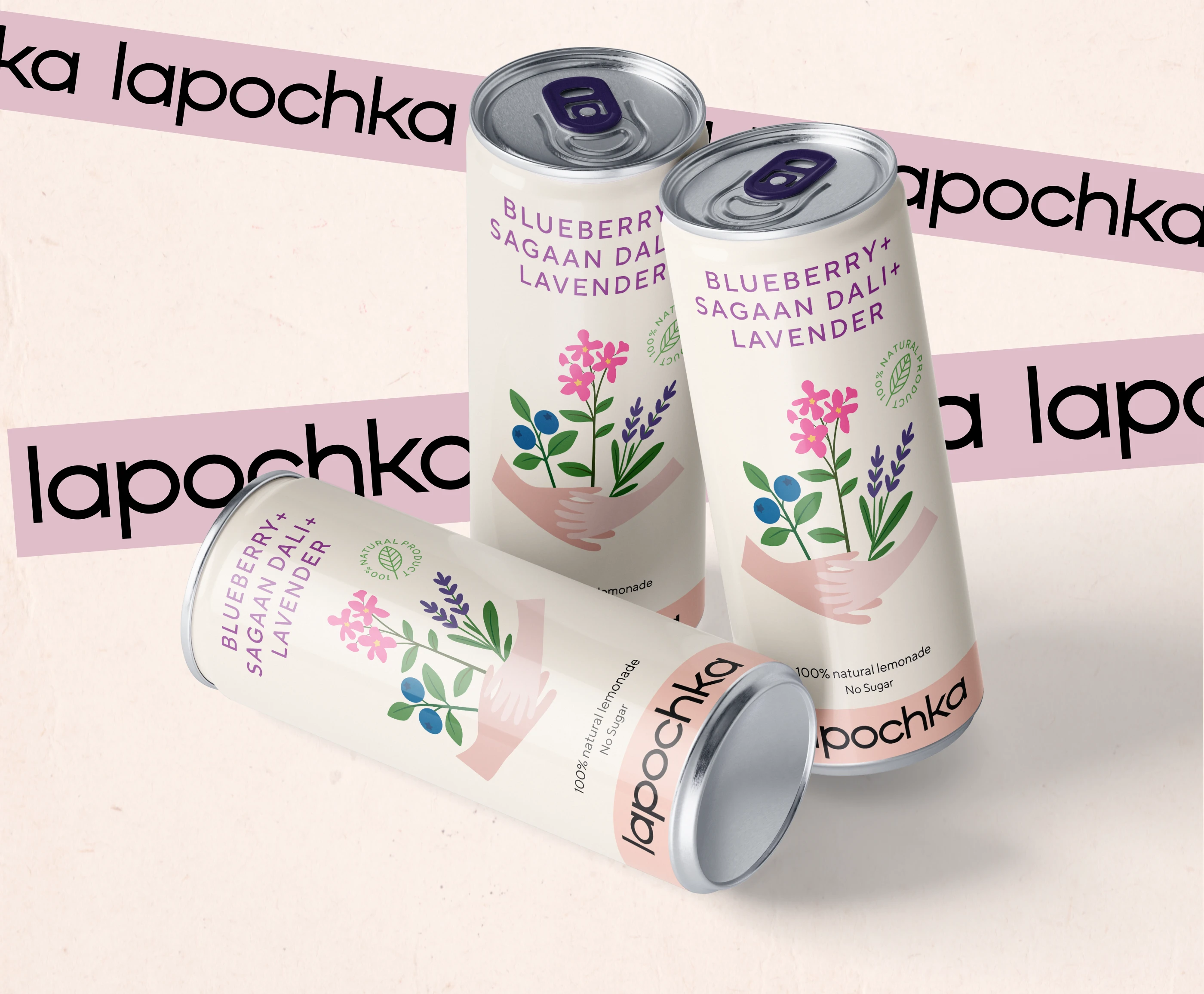 Дизайн упаковки для лимонада | Lapochka × Endy — Изображение №4 — Брендинг, Иллюстрация на Dprofile