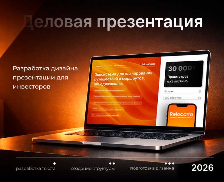 Презентация | Коммерческое предложение для инвесторов — Брендинг, Маркетинг на Dprofile