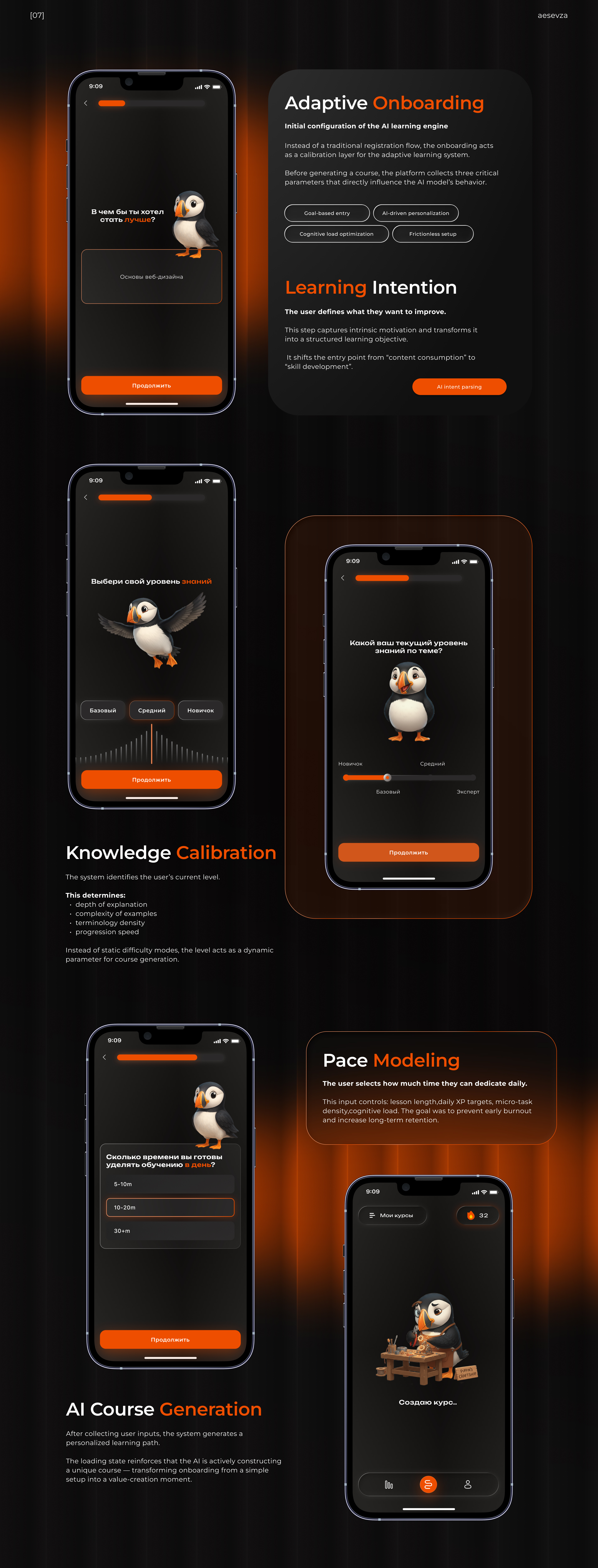 Gamified AI Education Platform | Mobile App UX/UI — Изображение №7 — Интерфейсы на Dprofile