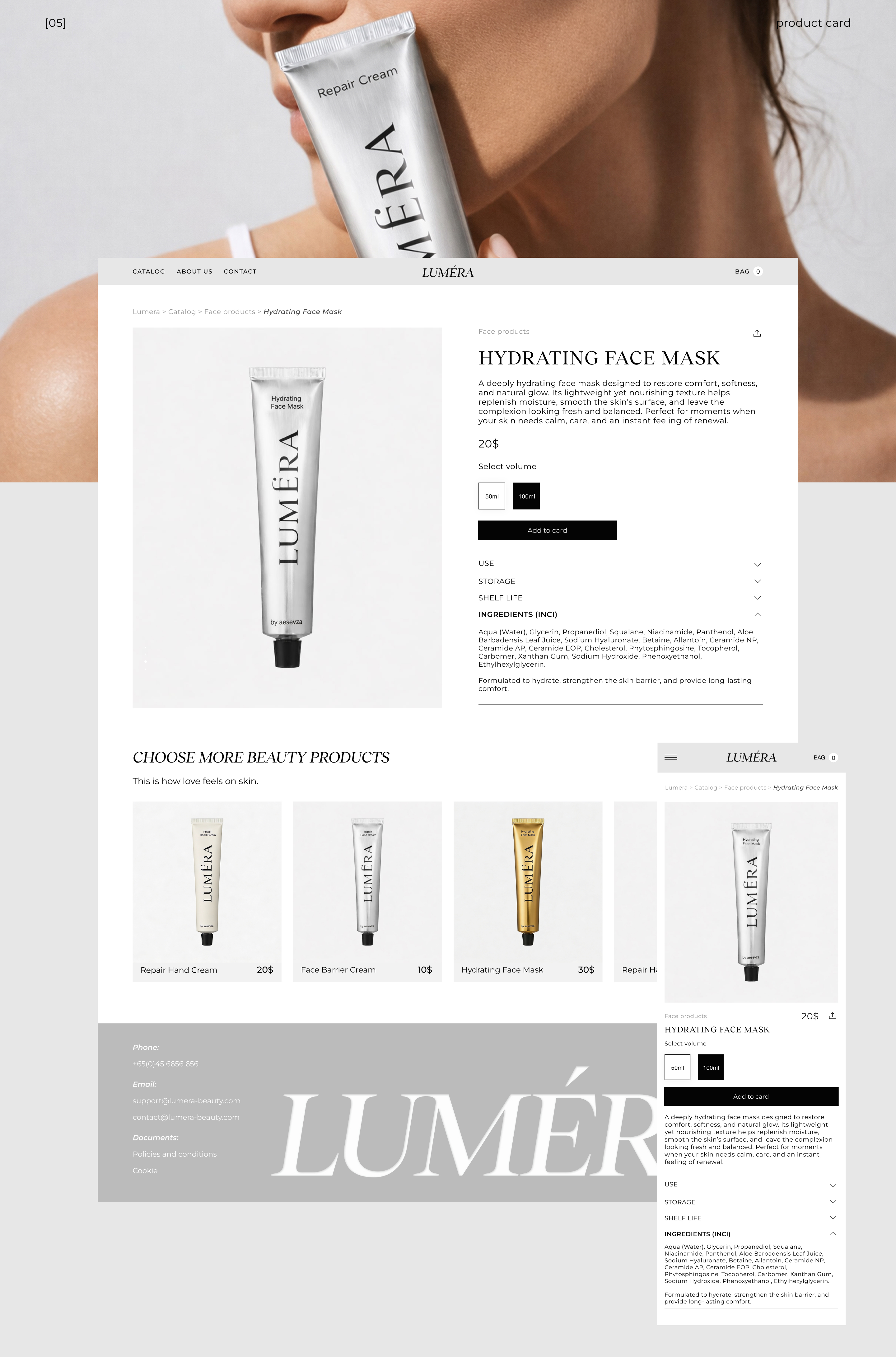 e-com beauty web-site — Изображение №7 — Интерфейсы на Dprofile