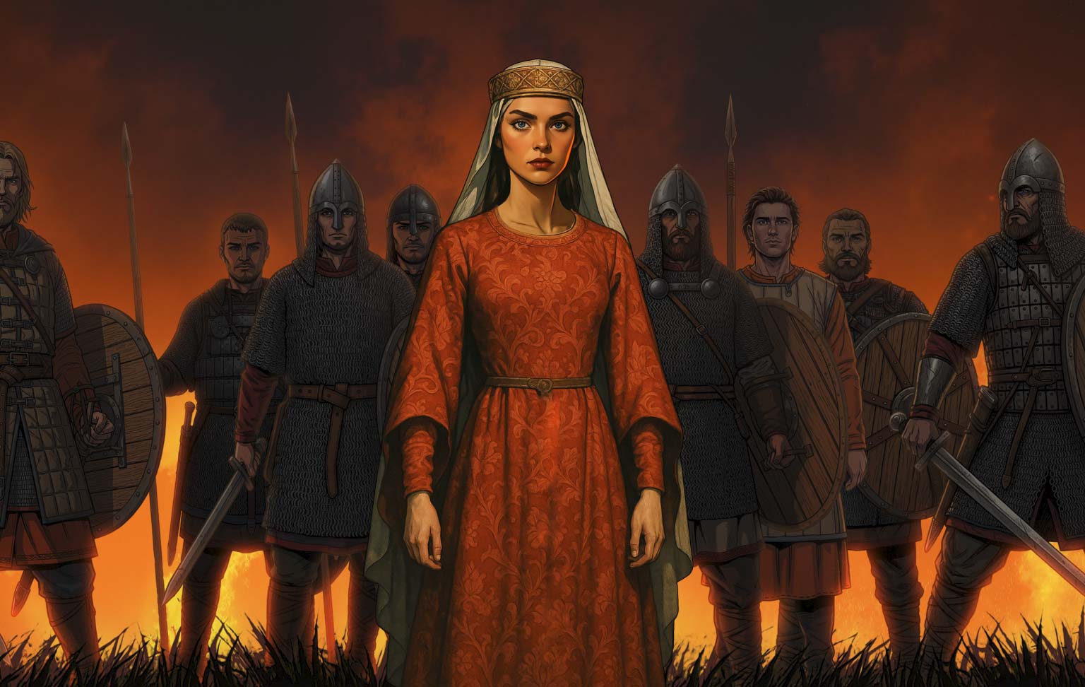 Княгиня Ольга — Изображение №31 — Иллюстрация, Анимация на Dprofile