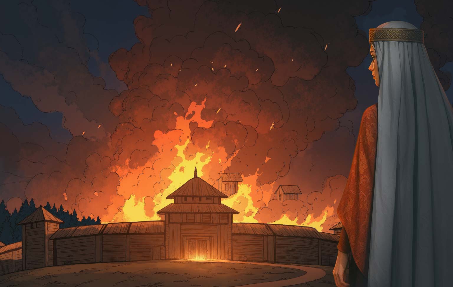 Княгиня Ольга — Изображение №30 — Иллюстрация, Анимация на Dprofile