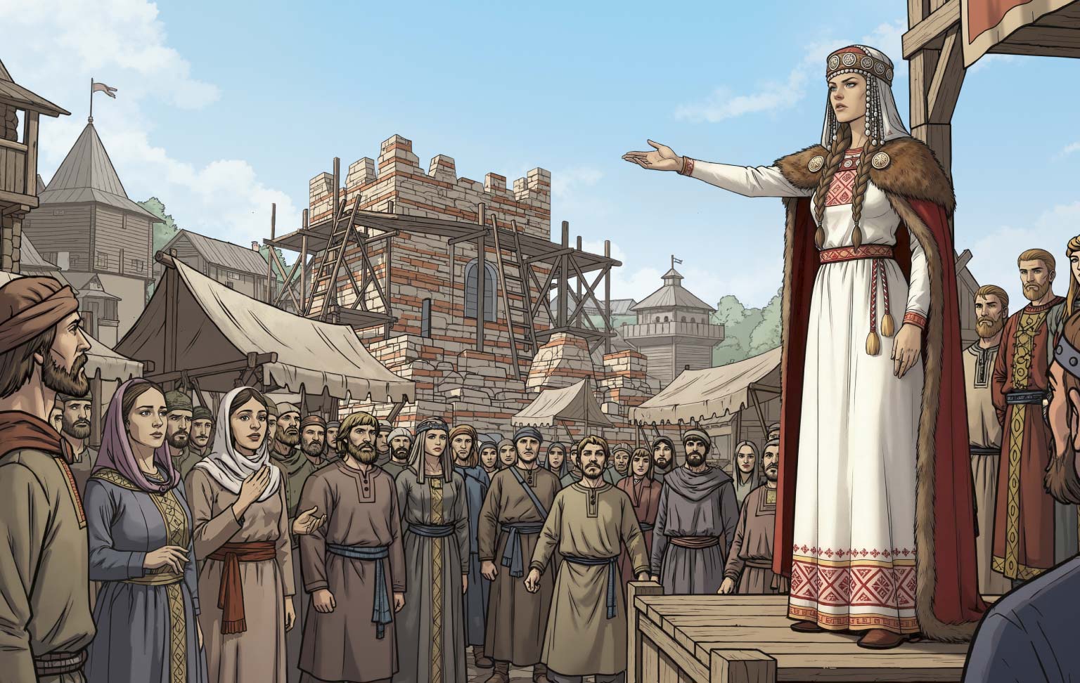 Княгиня Ольга — Изображение №36 — Иллюстрация, Анимация на Dprofile