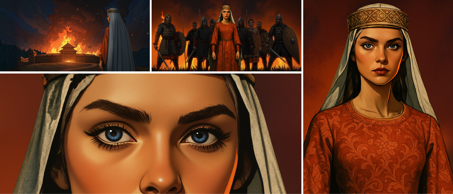 Княгиня Ольга — Изображение №5 — Иллюстрация, Анимация на Dprofile