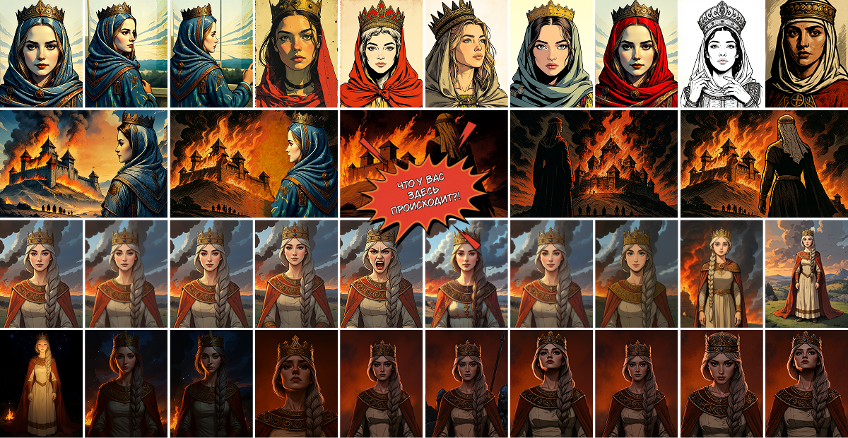 Княгиня Ольга — Изображение №3 — Иллюстрация, Анимация на Dprofile
