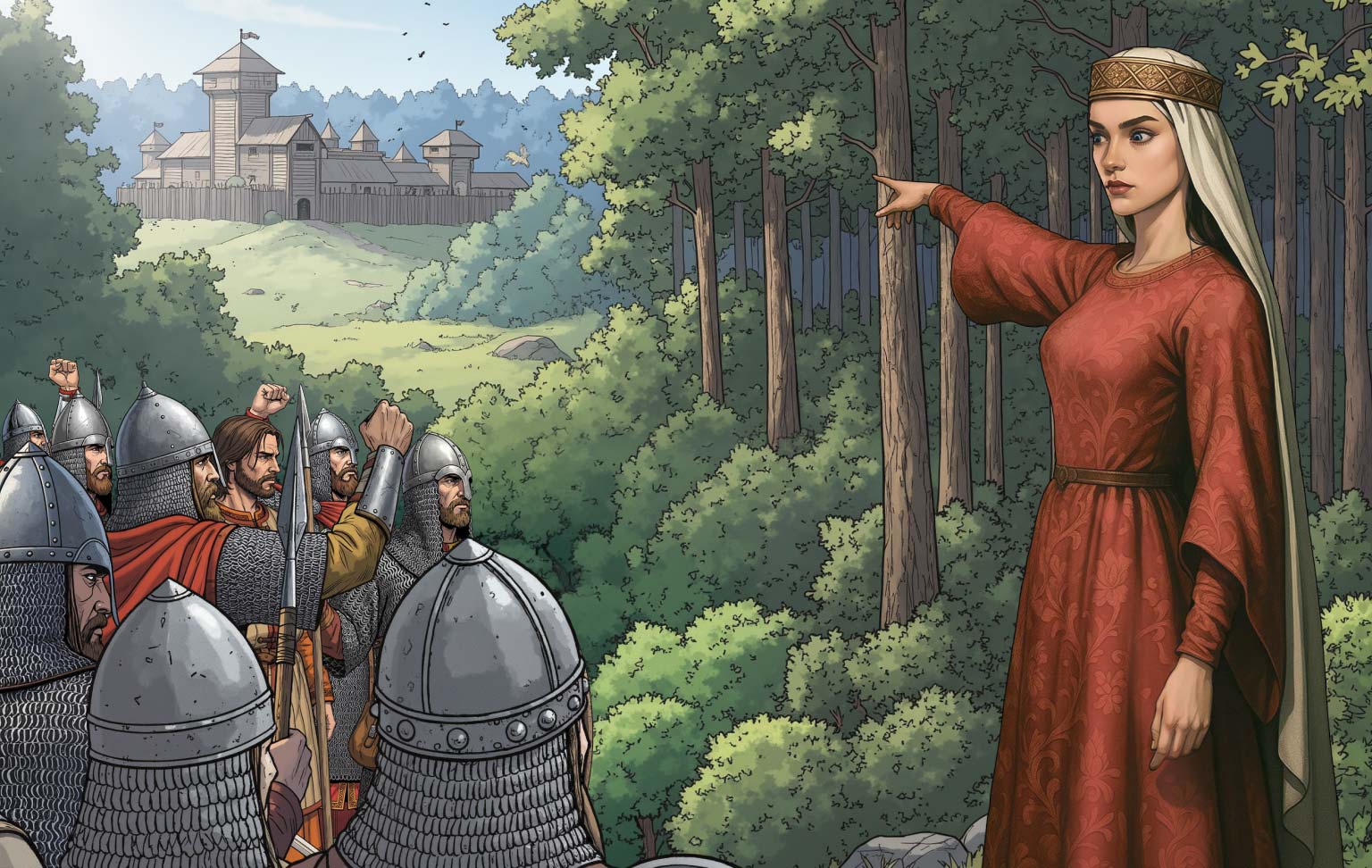 Княгиня Ольга — Изображение №28 — Иллюстрация, Анимация на Dprofile