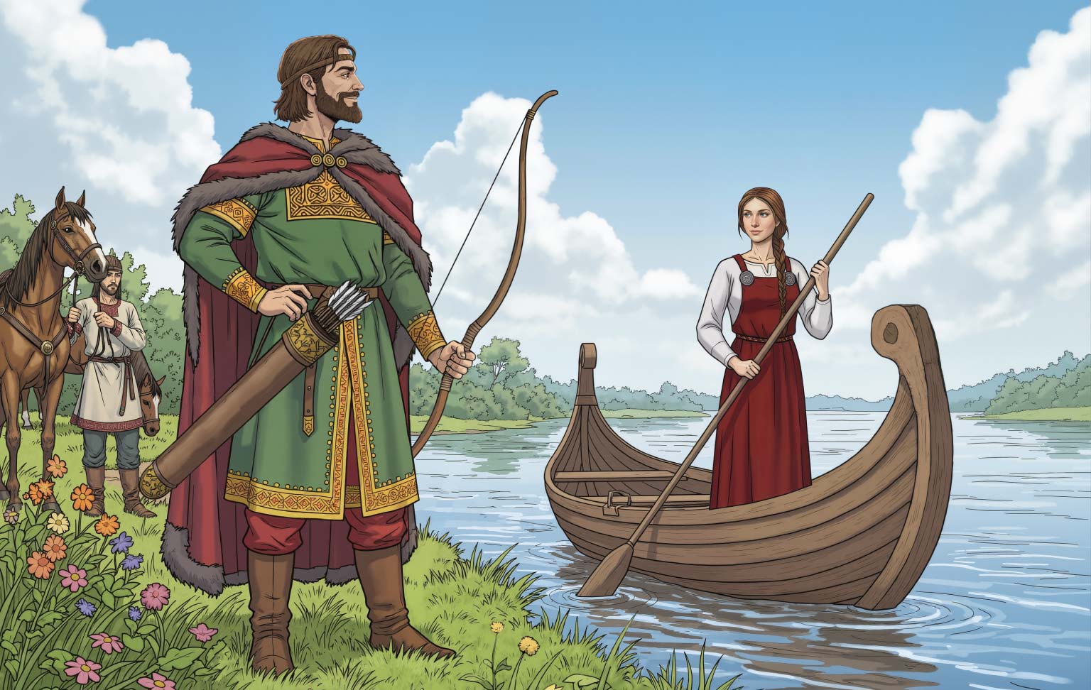 Княгиня Ольга — Изображение №19 — Иллюстрация, Анимация на Dprofile