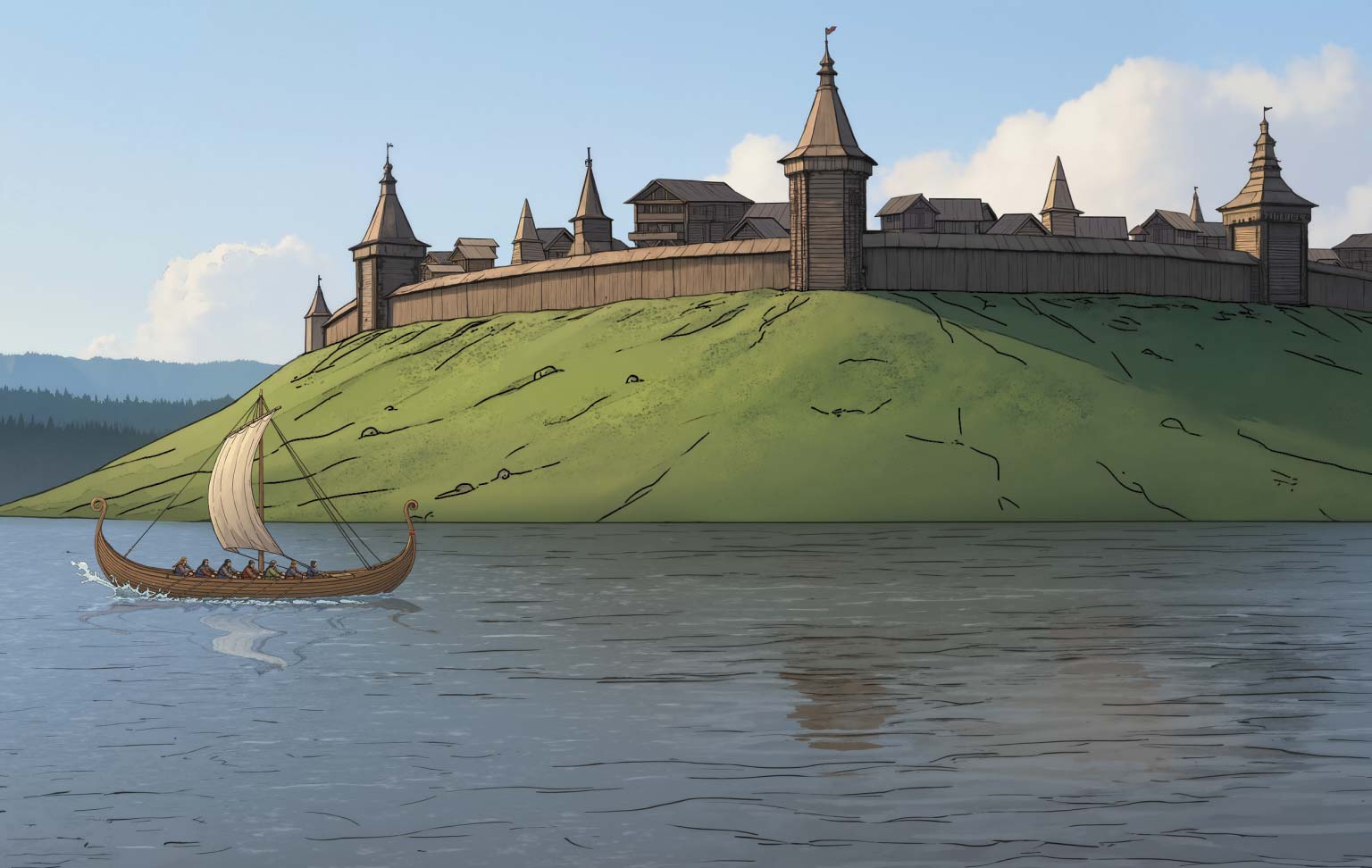 Княгиня Ольга — Изображение №37 — Иллюстрация, Анимация на Dprofile