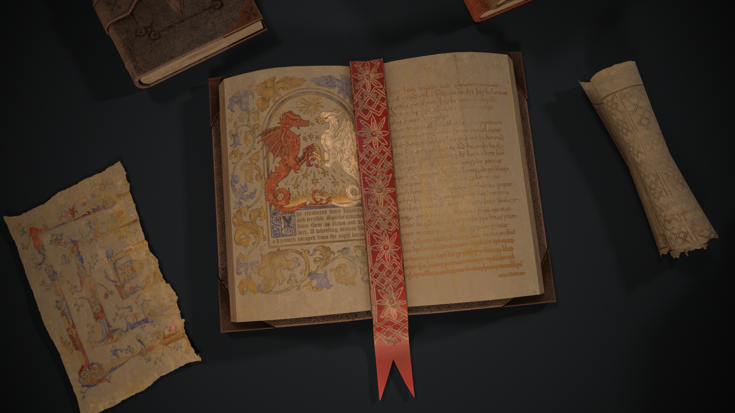 Book Props Set – Game Ready — Изображение №7 — Иллюстрация, 3D на Dprofile