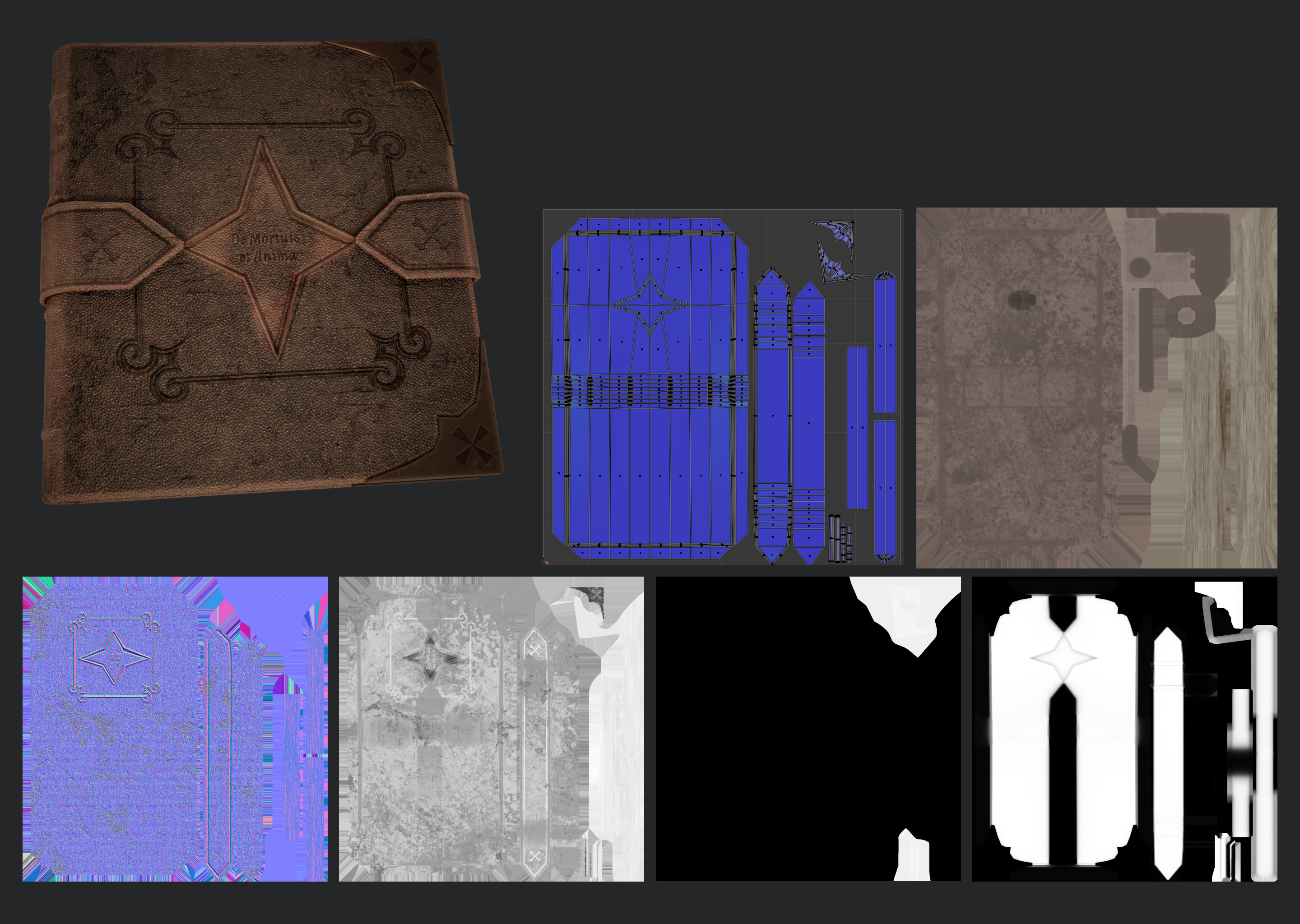 Book Props Set – Game Ready — Изображение №12 — Иллюстрация, 3D на Dprofile