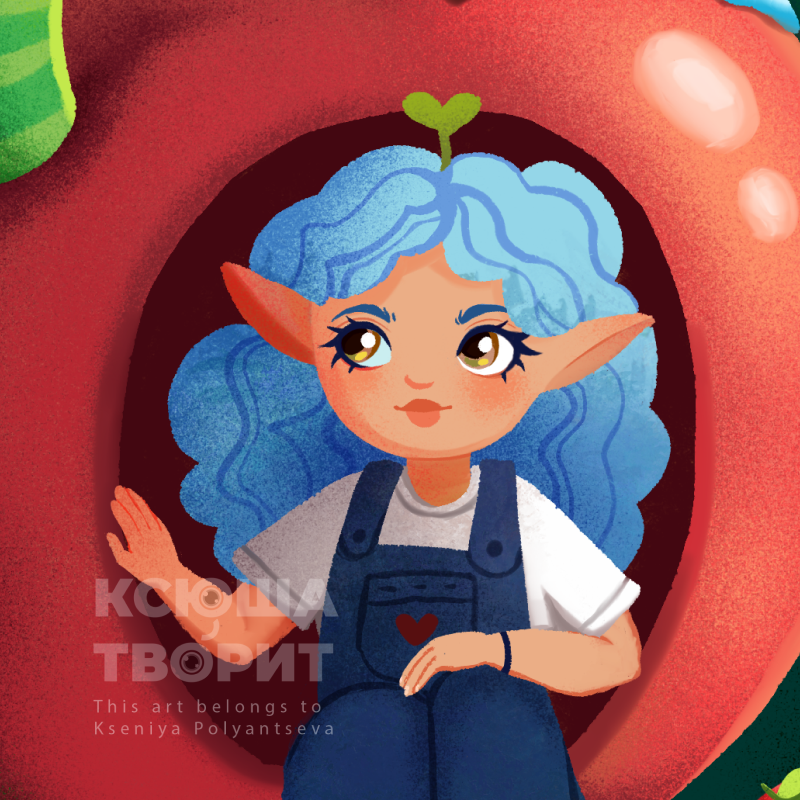 Иллюстрация "Маленькая Фея" — Изображение №4 — Иллюстрация, Графика на Dprofile