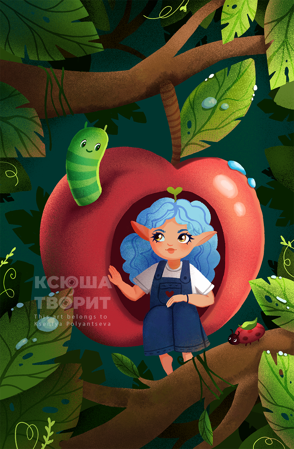 Иллюстрация "Маленькая Фея" — Изображение №1 — Иллюстрация, Графика на Dprofile