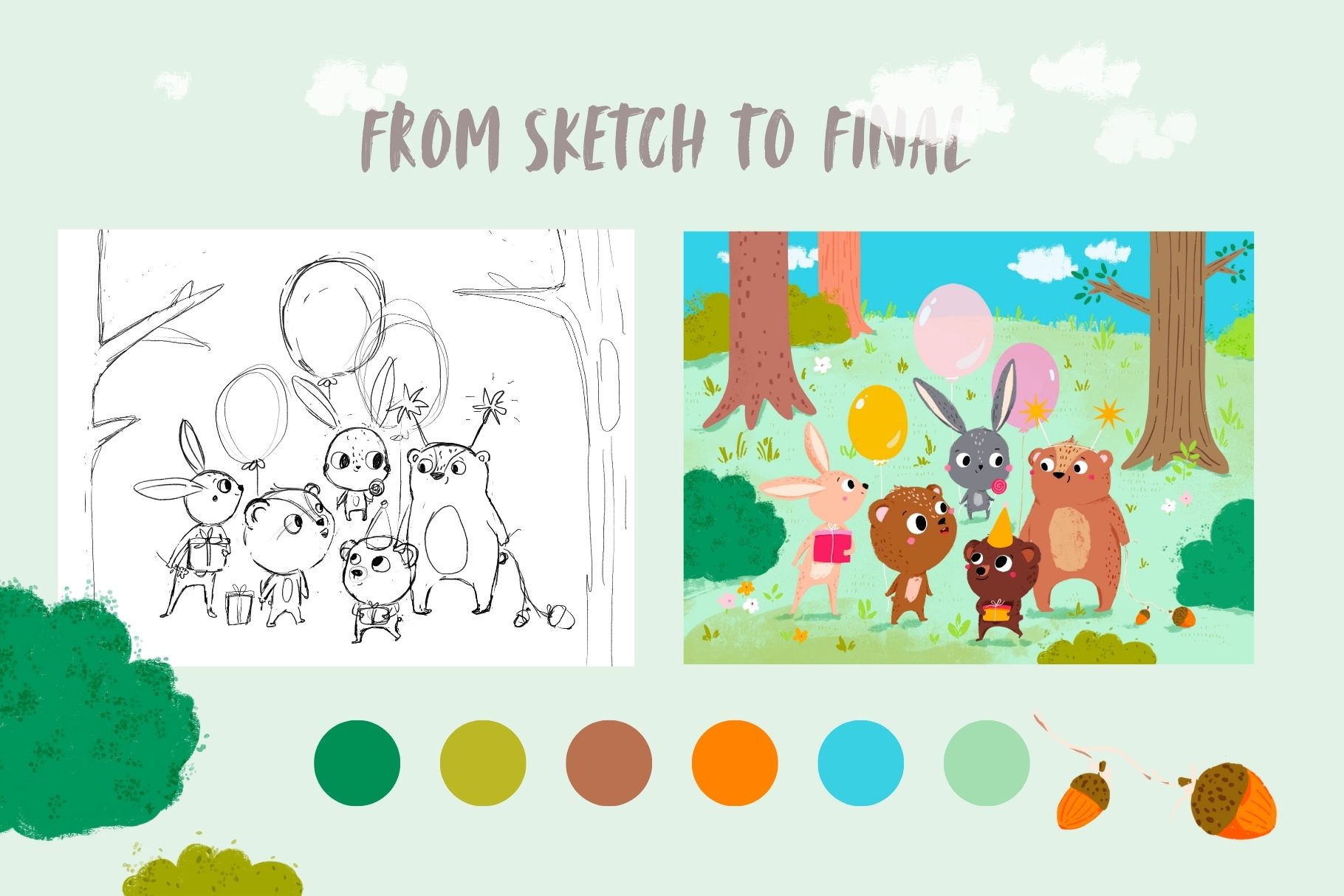 Паззл для детей — Изображение №3 — Интерфейсы, Иллюстрация на Dprofile