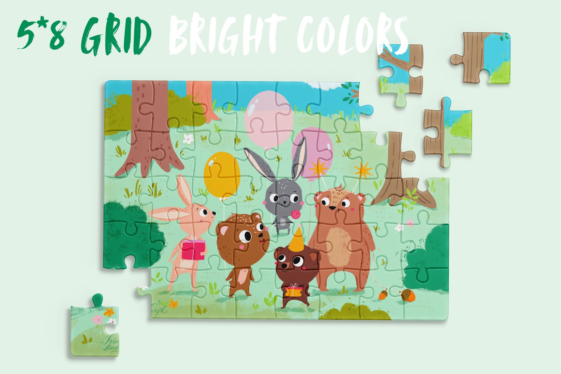 Паззл для детей — Изображение №7 — Интерфейсы, Иллюстрация на Dprofile