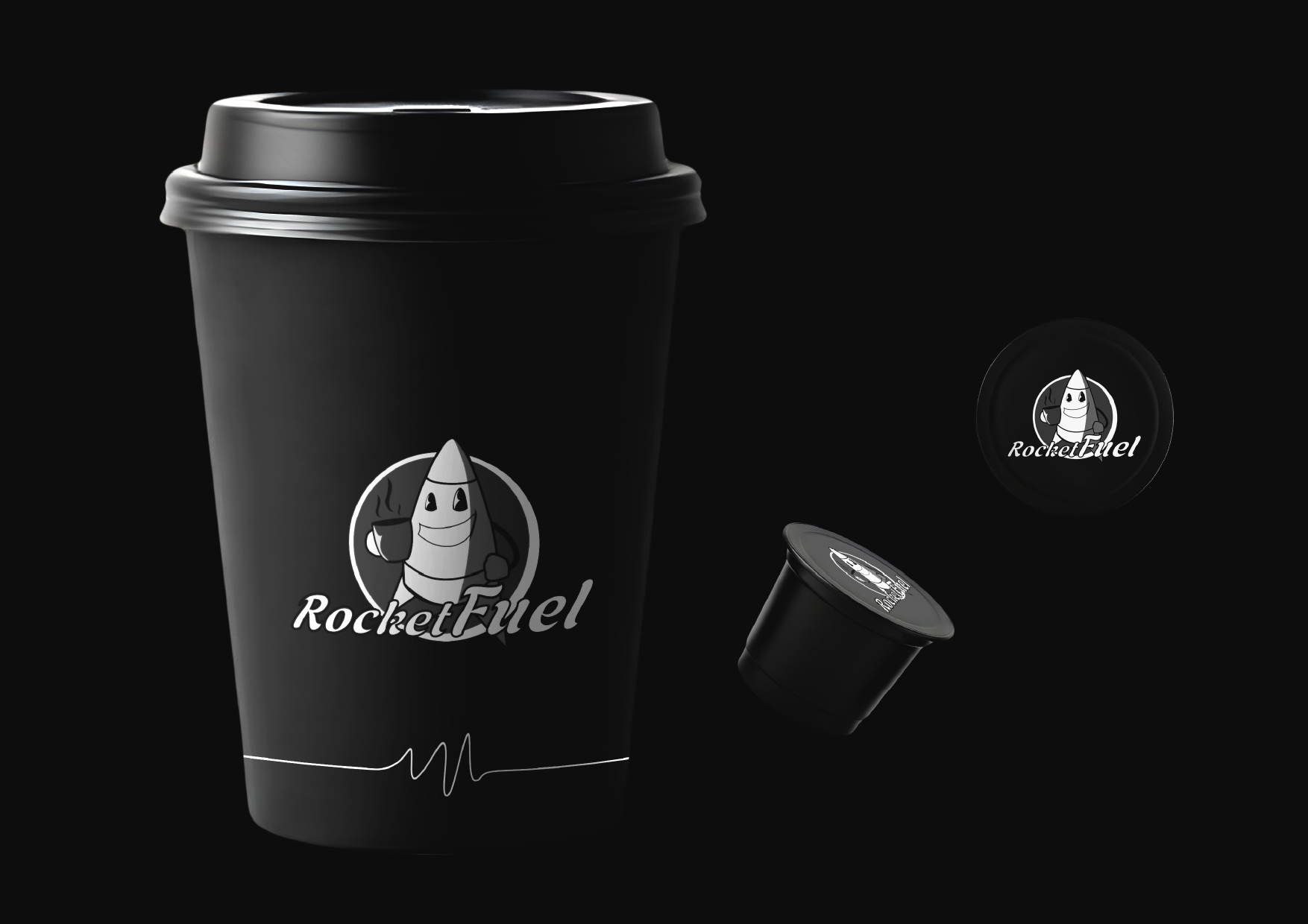 Rocket Fuel | Noir Coffee House Branding & Visual Identity — Изображение №10 — Брендинг на Dprofile