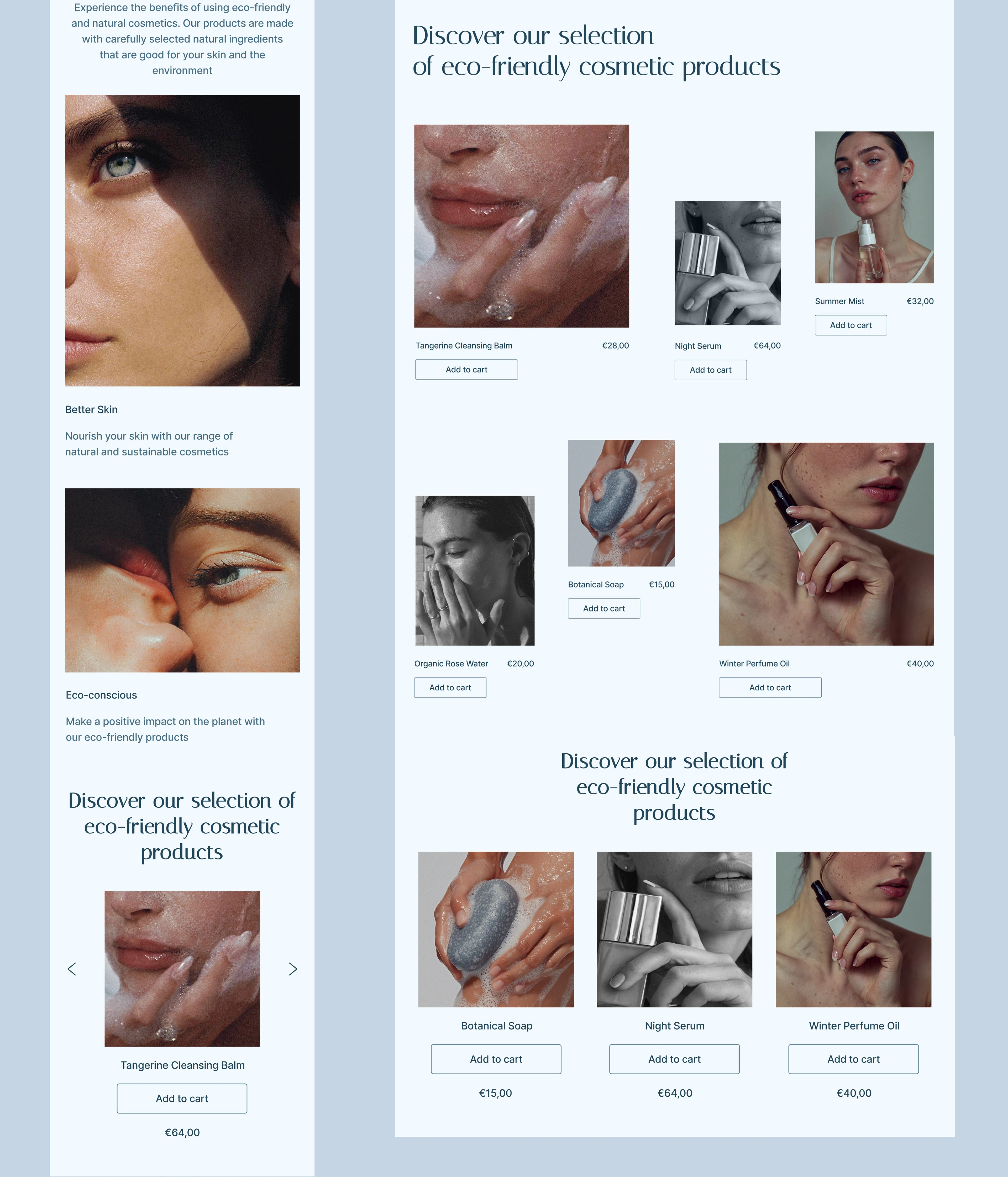 Дизайн-концепт интернет-магазина косметики | NatBu — Изображение №5 — Интерфейсы на Dprofile