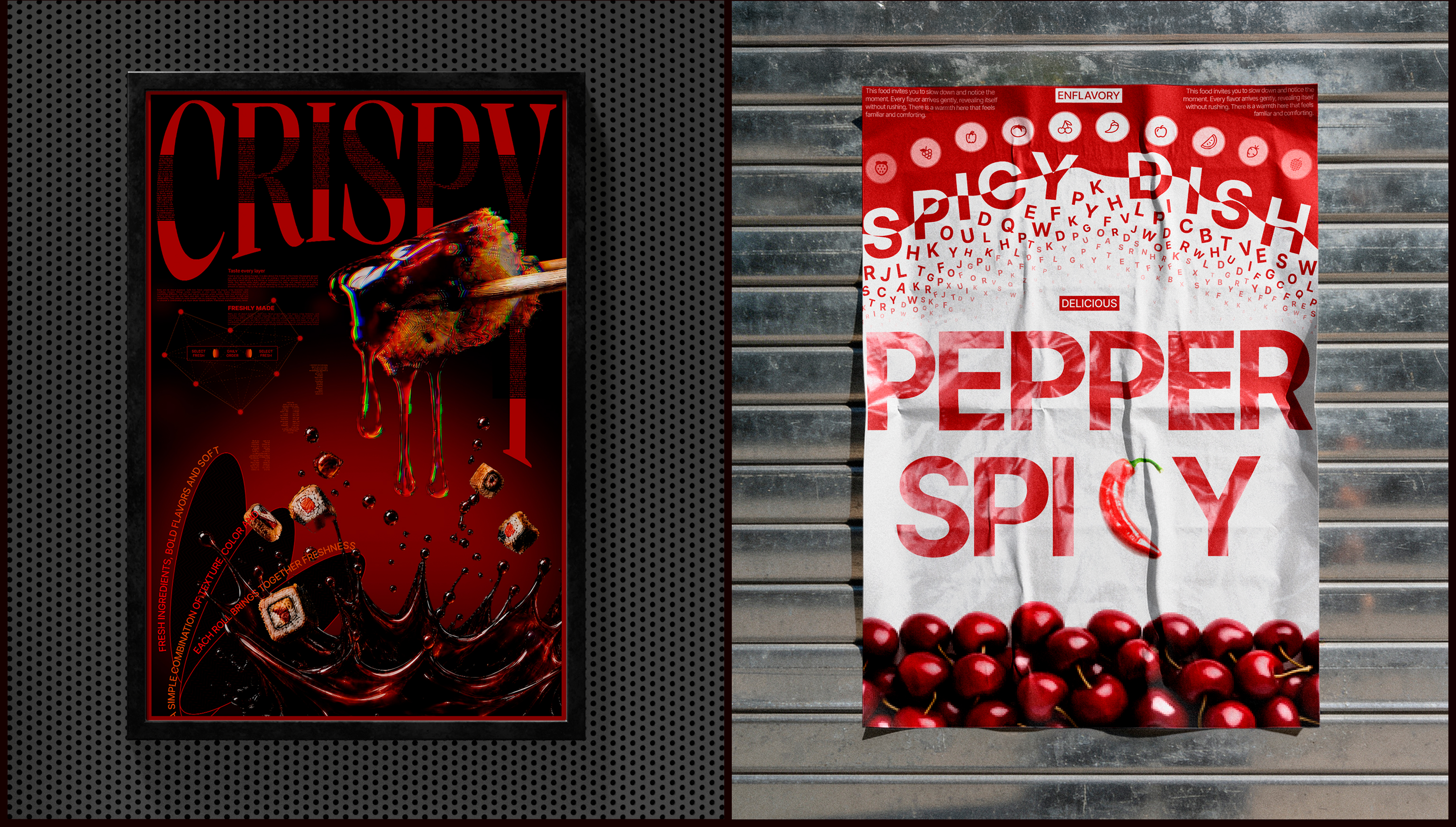 FOOD POSTER COLLECTION — Изображение №5 — Графика на Dprofile