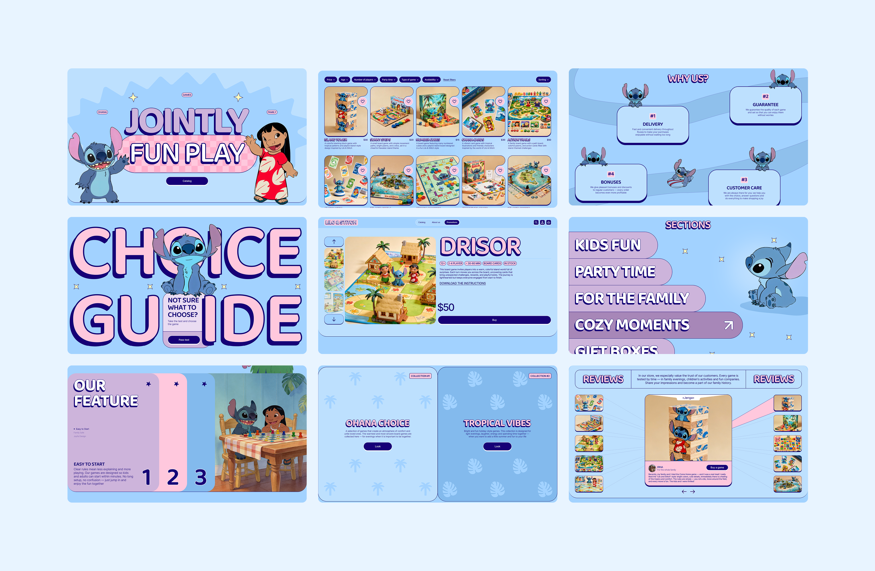 Ohana Market — Board Game Store — Изображение №11 — Интерфейсы, Анимация на Dprofile