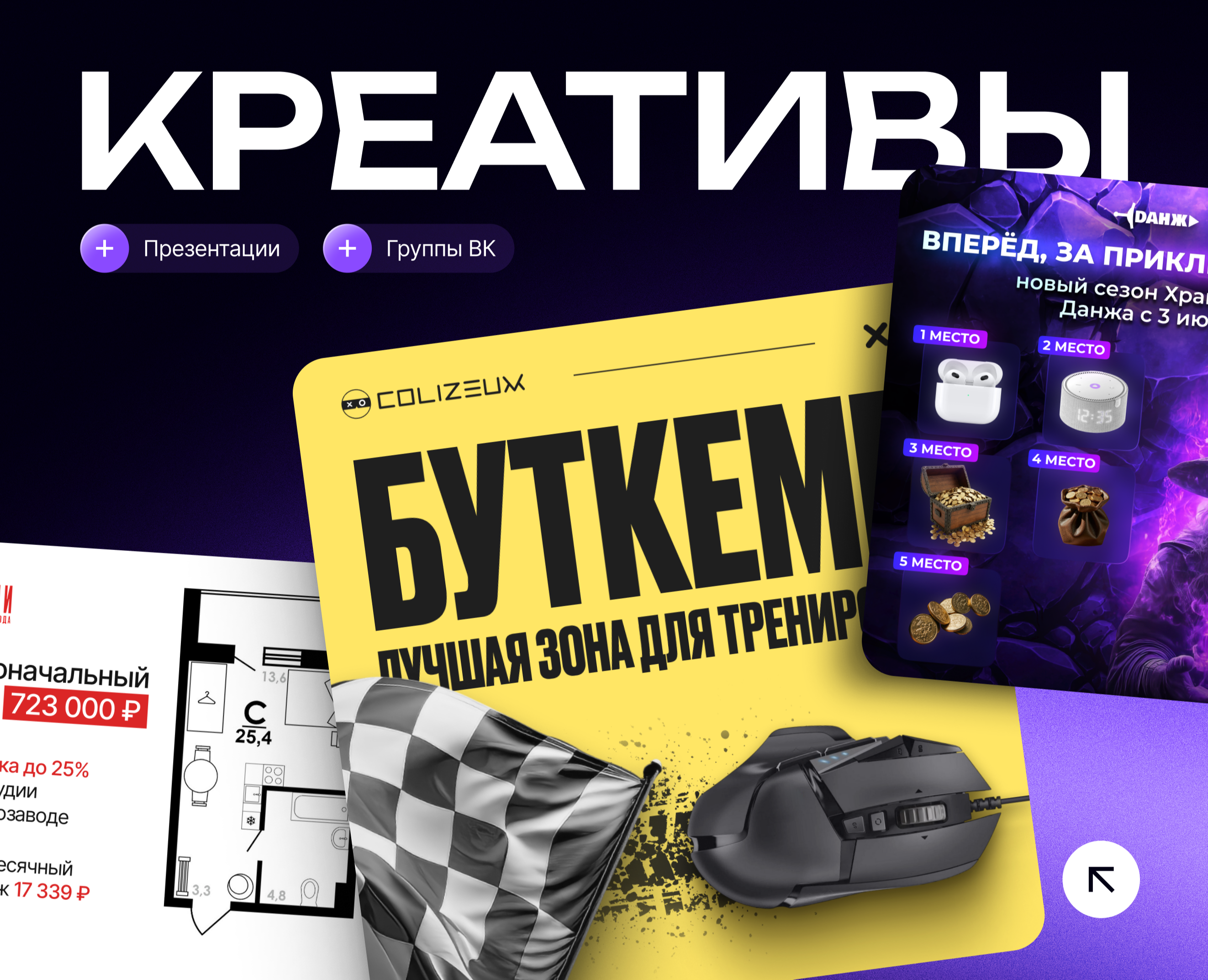 Рекламные креативы | Media social banners — Маркетинг на Dprofile