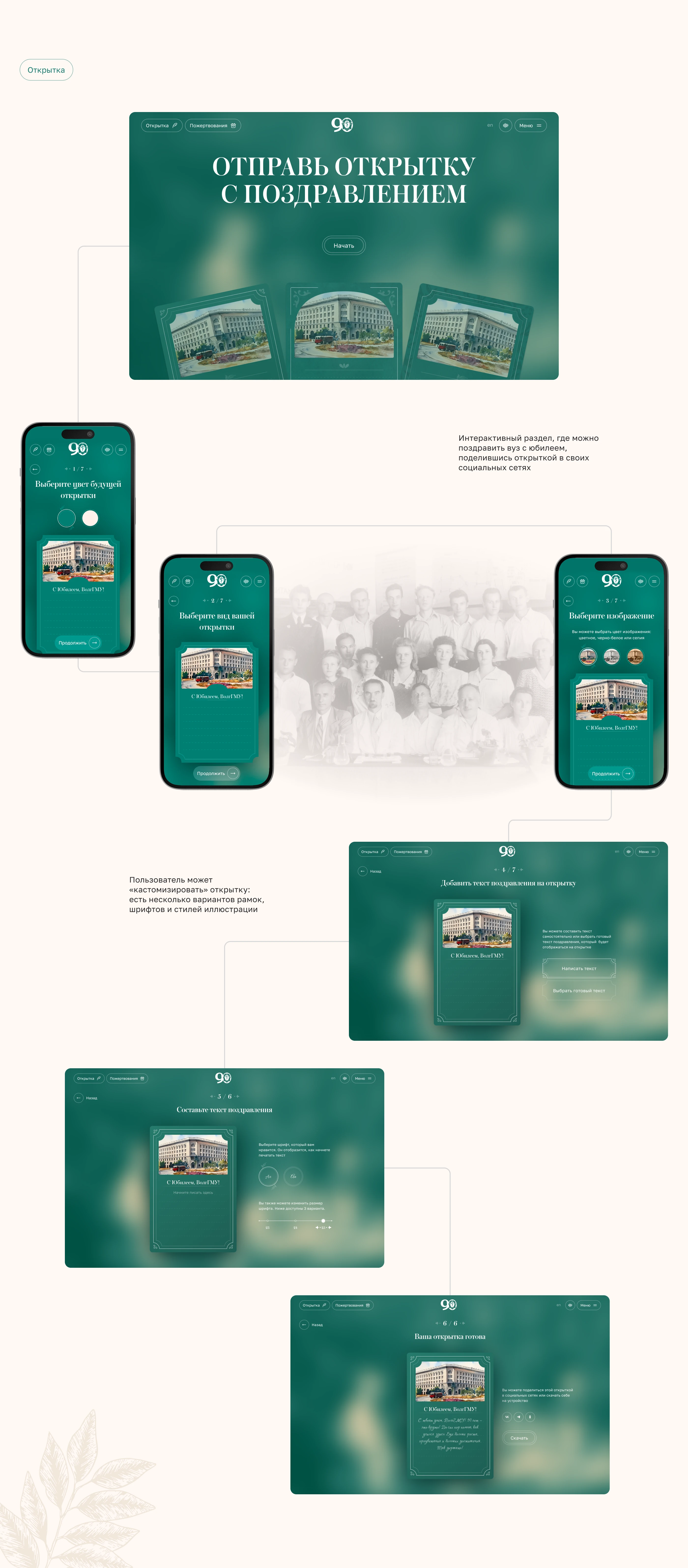 90 лет ВолгГМУ — Изображение №8 — Интерфейсы, 3D на Dprofile