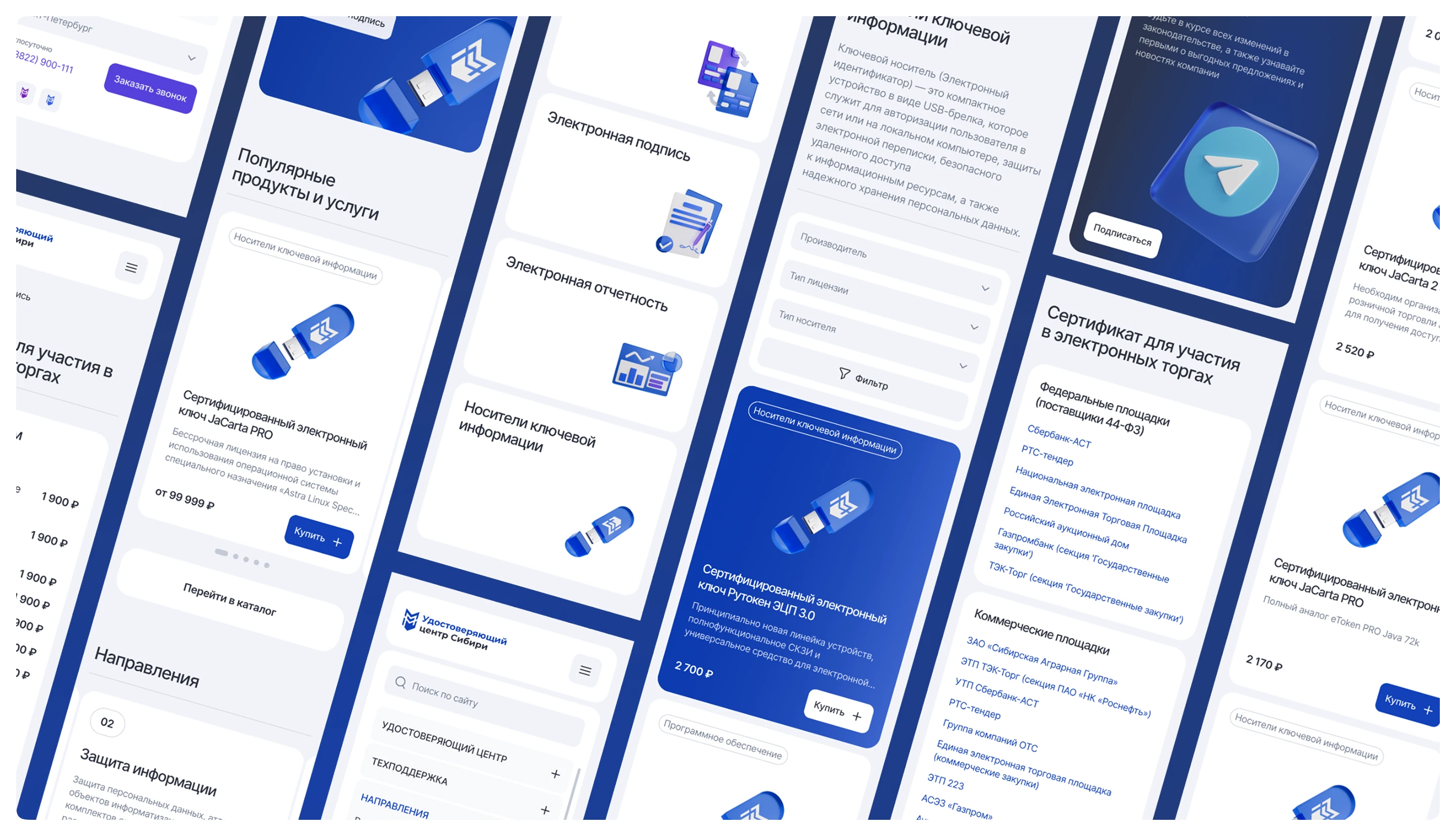 Удостоверяющий центр Сибири — Изображение №11 — Интерфейсы, Иллюстрация на Dprofile