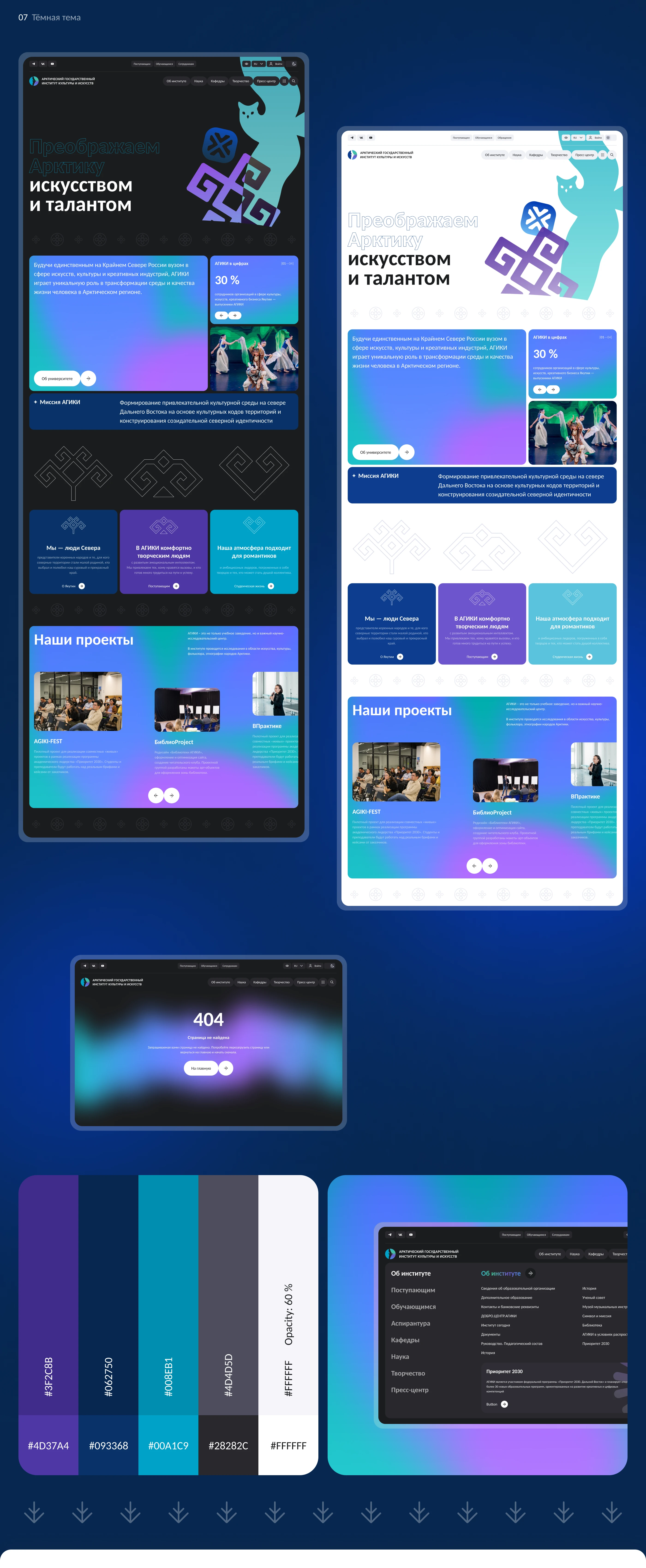 АГИКИ: Основной сайт — Изображение №8 — Интерфейсы на Dprofile
