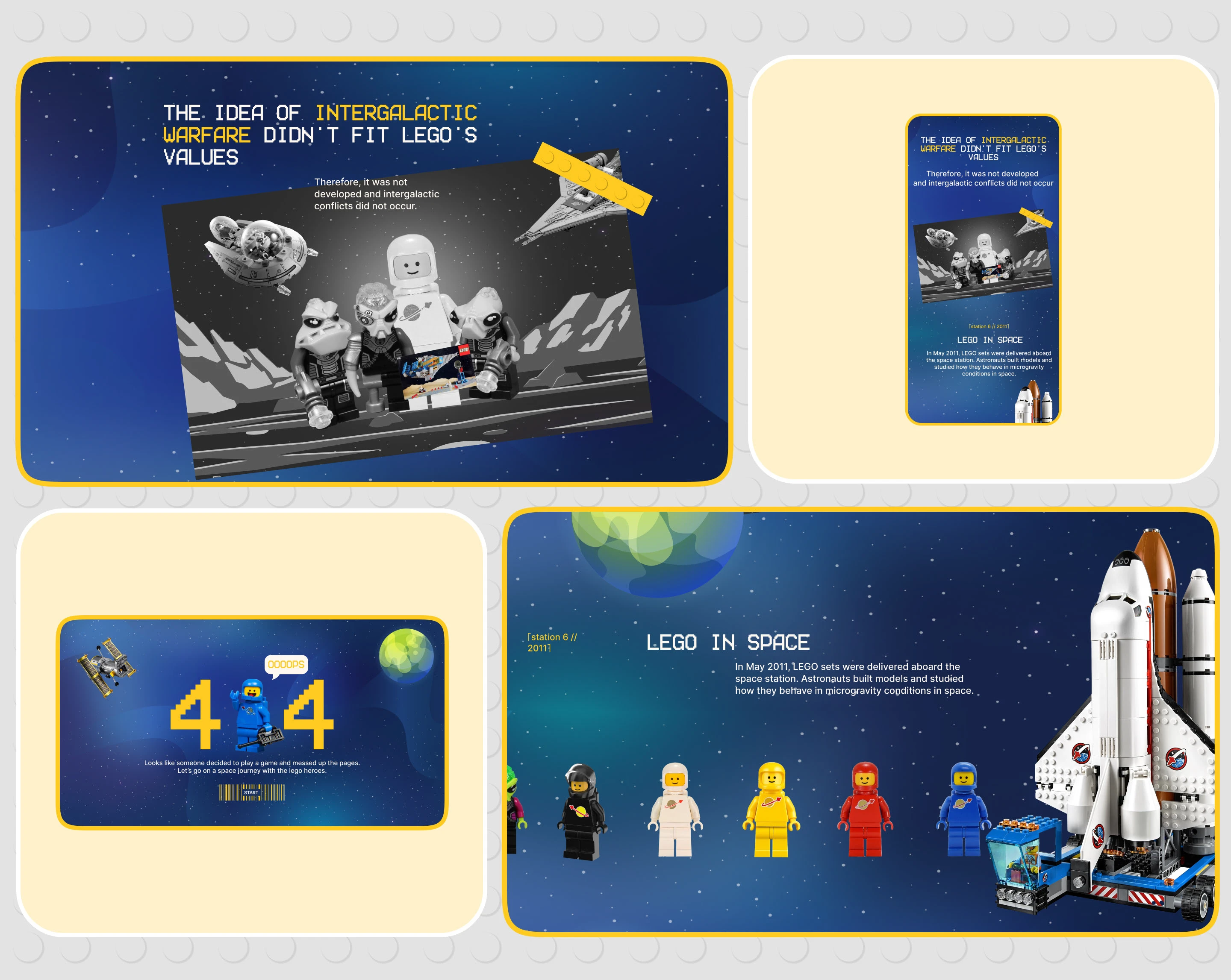 Lego Classic Space — Изображение №8 — Интерфейсы, Анимация на Dprofile