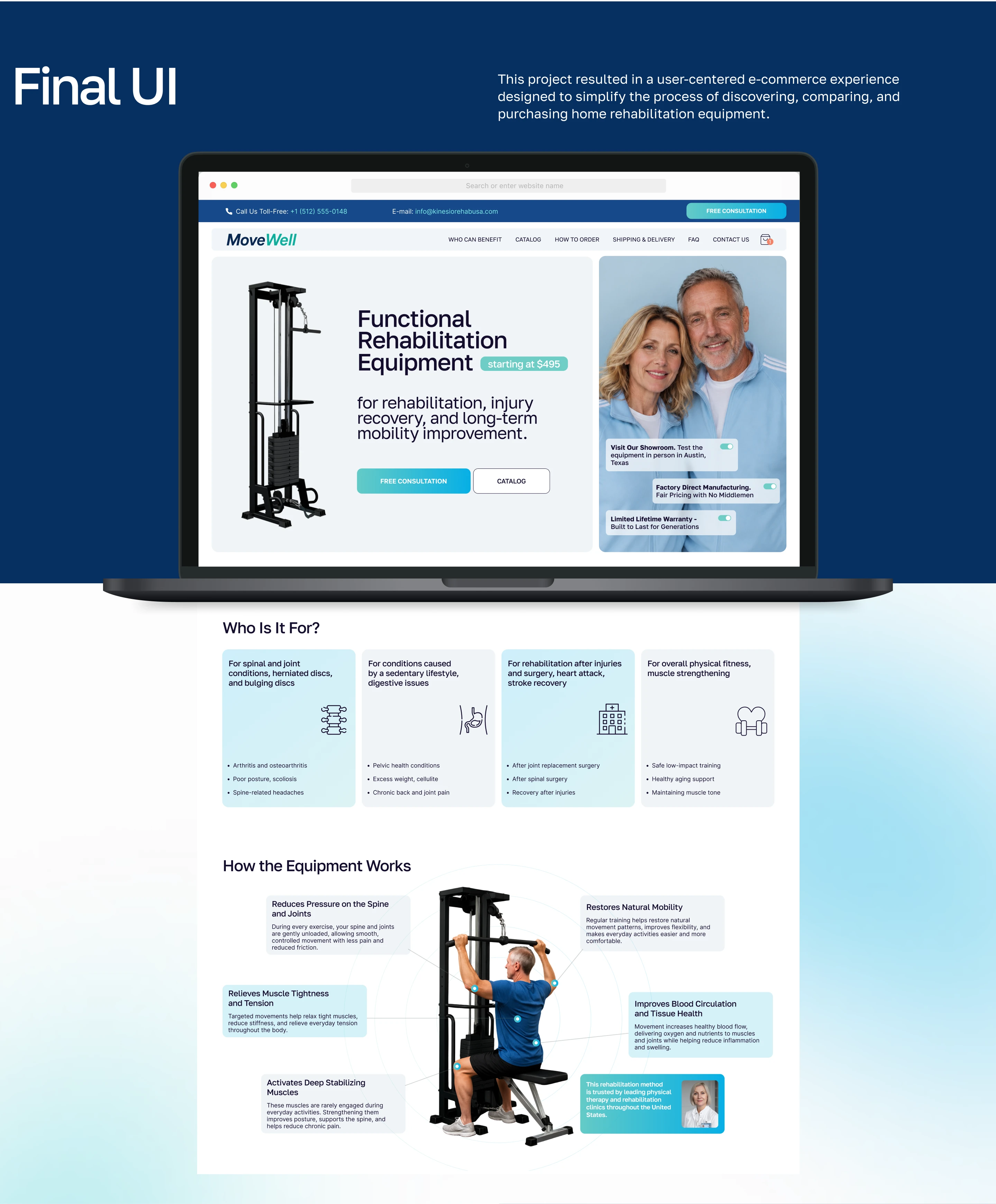 Home Rehabilitation Equipment Store — Изображение №7 — Интерфейсы на Dprofile