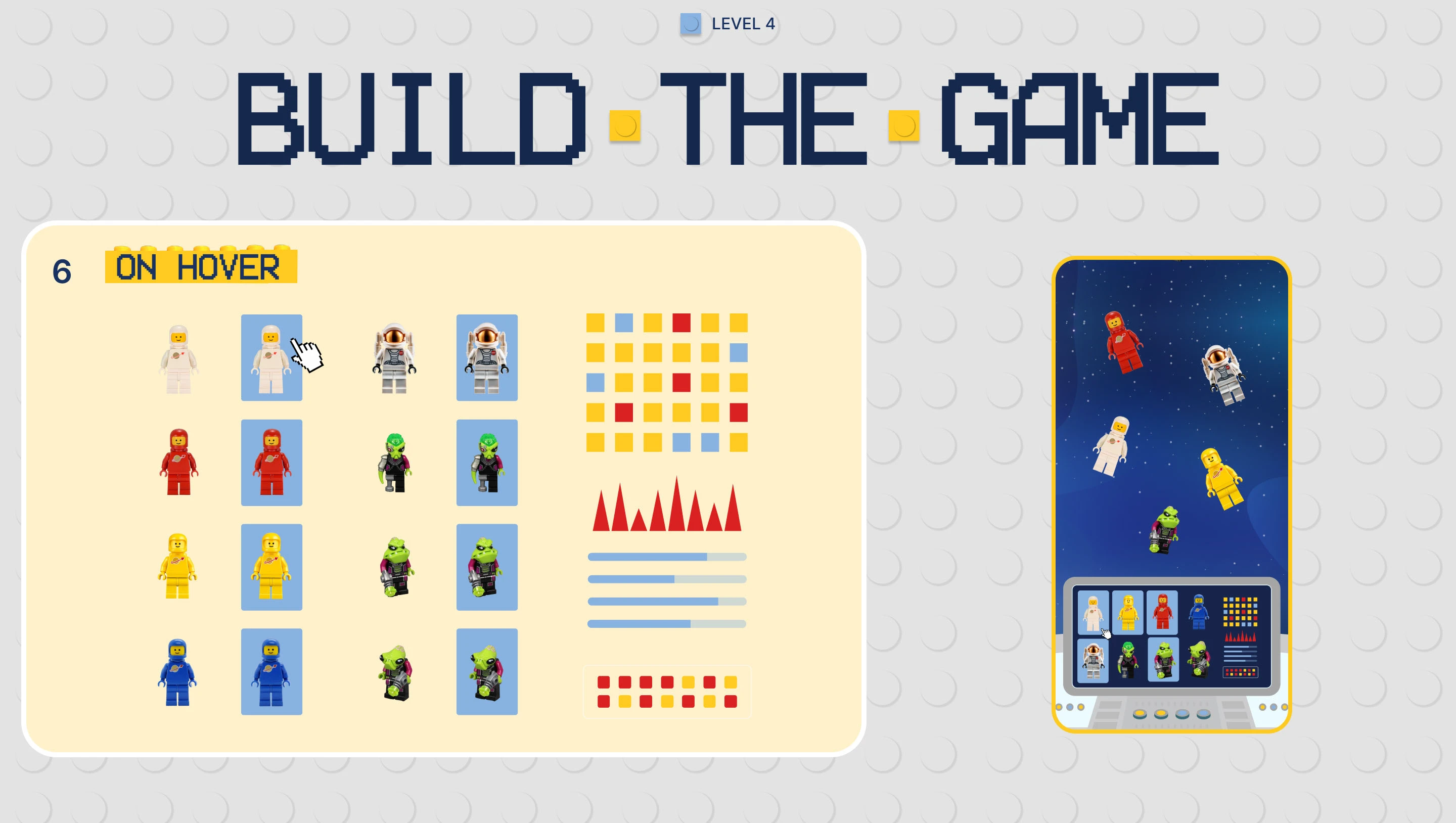 Lego Classic Space — Изображение №9 — Интерфейсы, Анимация на Dprofile