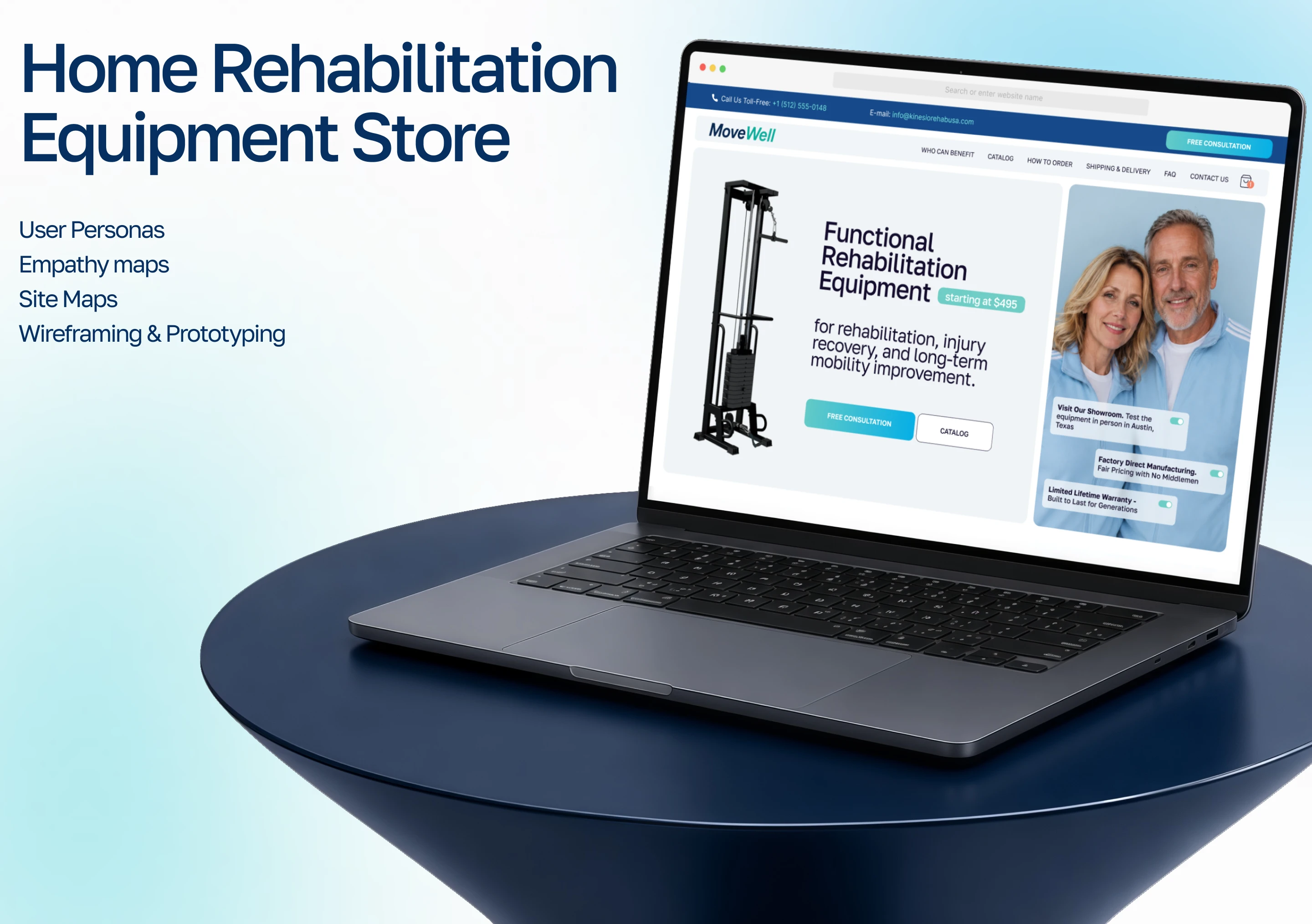 Home Rehabilitation Equipment Store — Изображение №1 — Интерфейсы на Dprofile